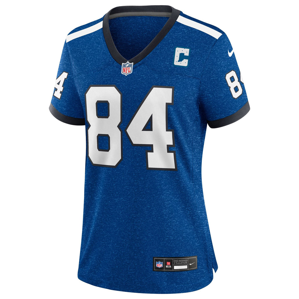 Women's Indianapolis Colts Tyler Warren Nike Heather Royal Alternate 2 Indiana Nights Game Jersey