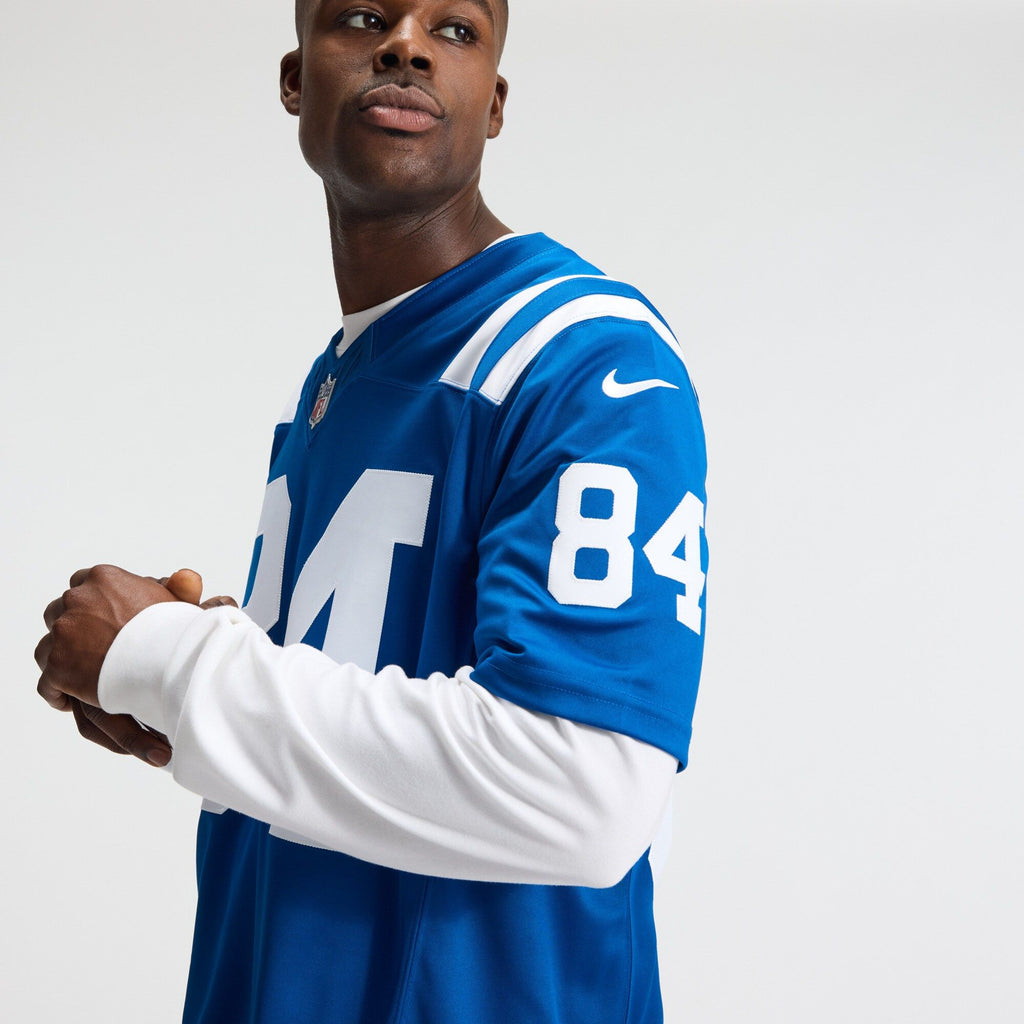 Men's Indianapolis Colts Tyler Warren Nike Royal Team Vapor Fuse Stitched Limited Jersey