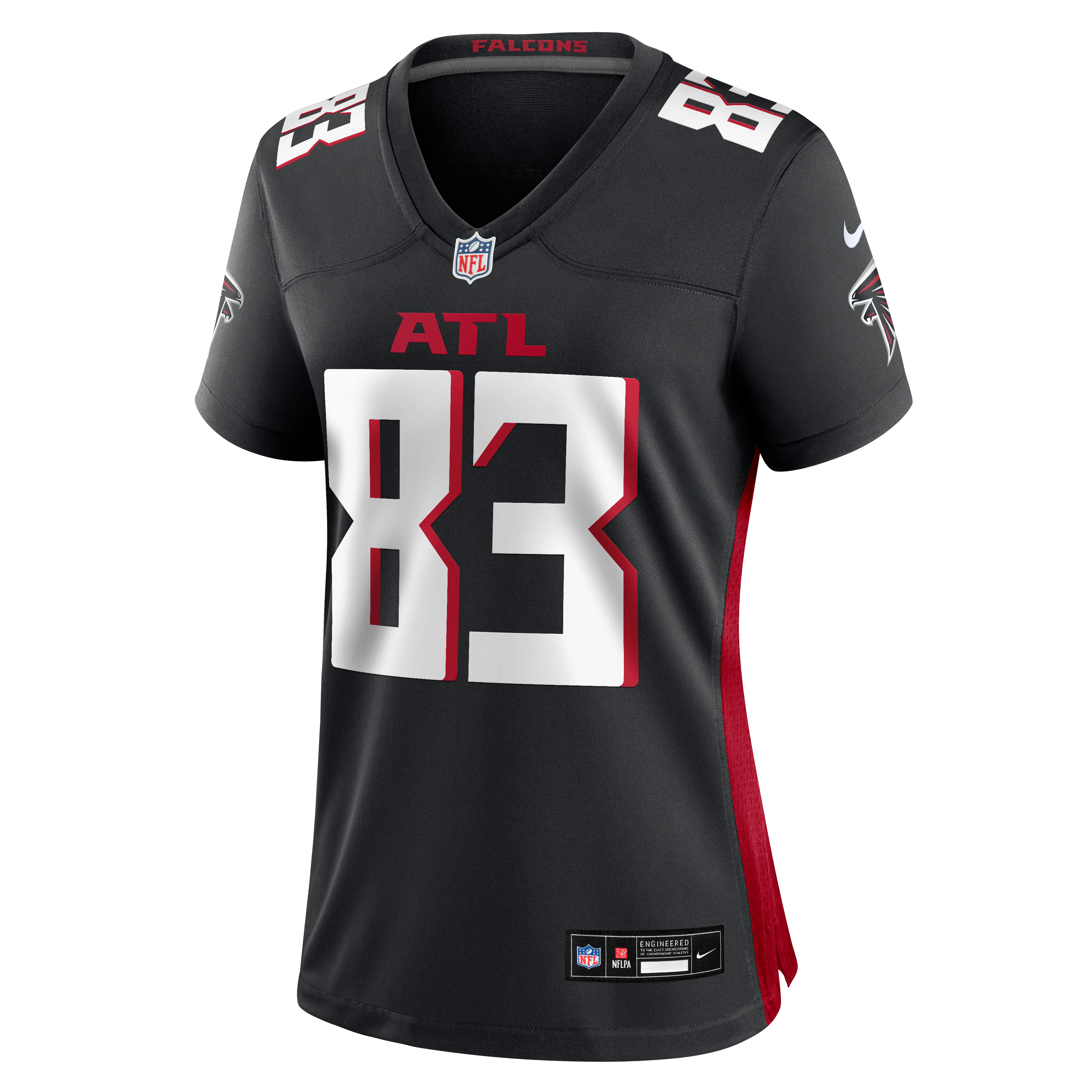 Women's Atlanta Falcons Deven Thompkins Nike Black Team Game Jersey