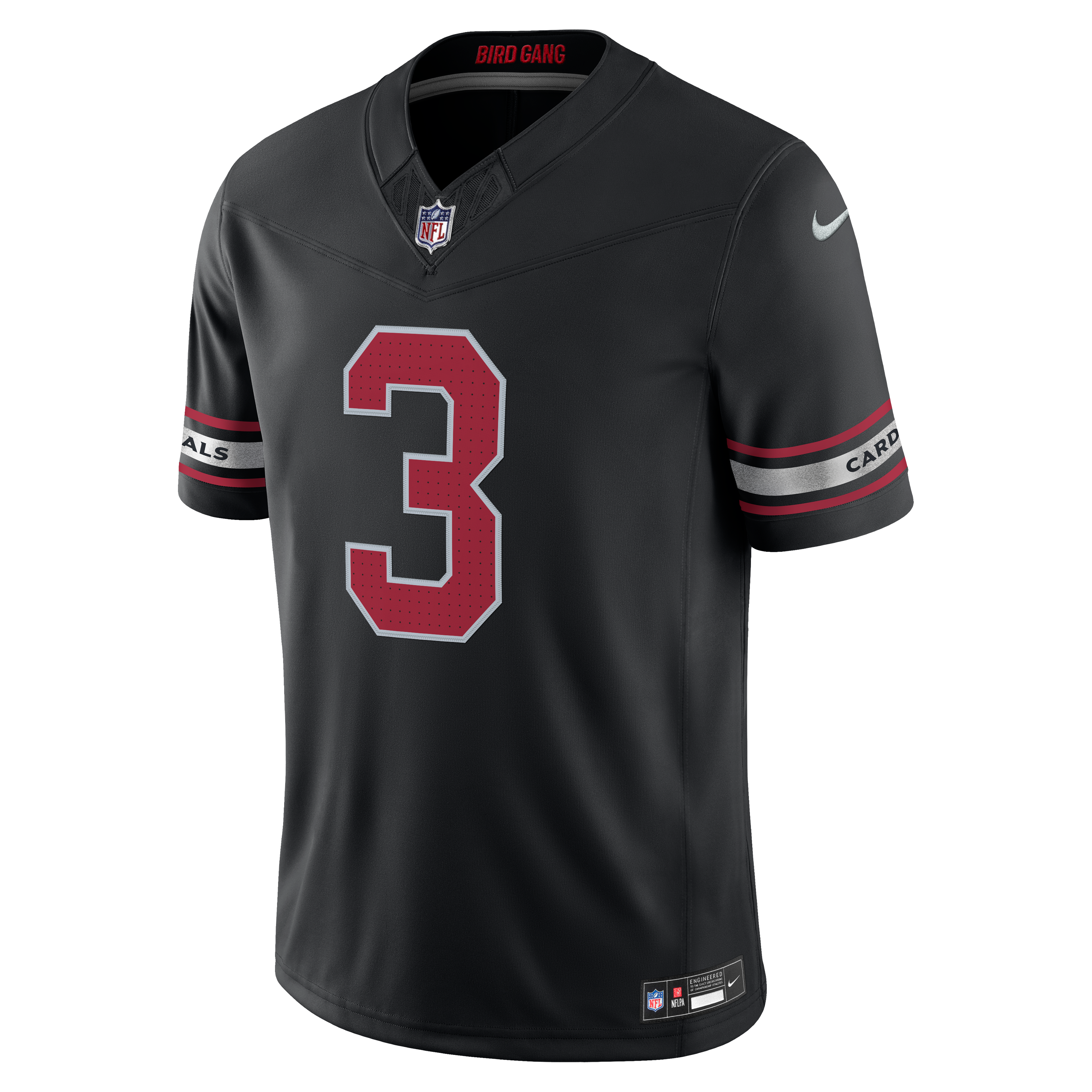 Men's Arizona Cardinals Budda Baker Nike Black Alternate Vapor Fuse Stitched Limited Jersey