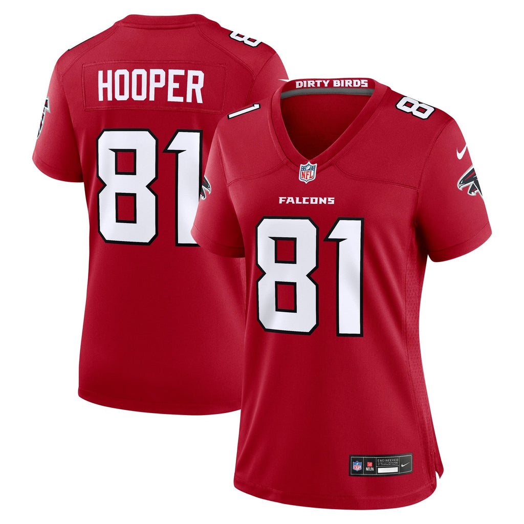 Women's Atlanta Falcons Austin Hooper Nike Red Team Game Jersey