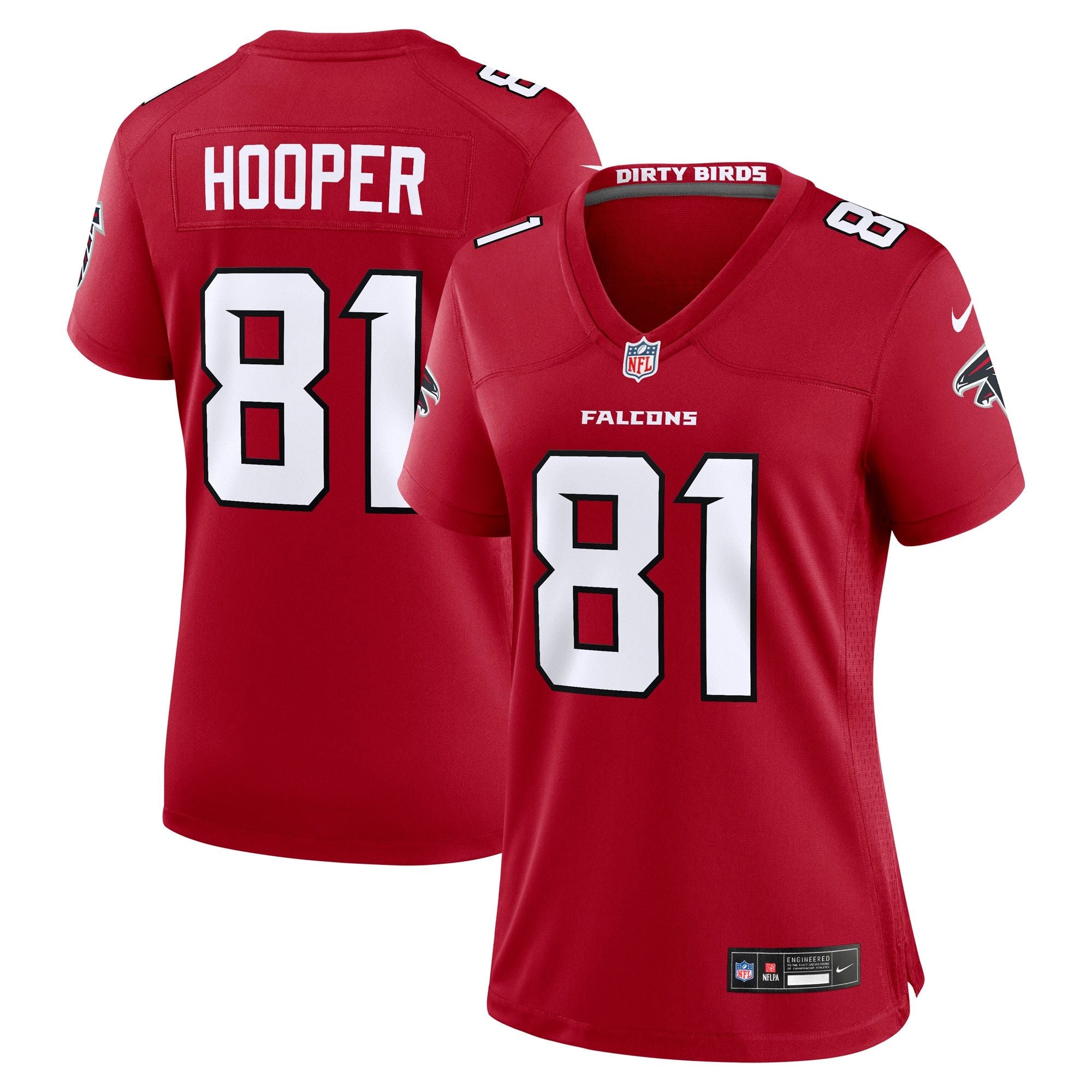 Women's Atlanta Falcons Austin Hooper Nike Red Team Game Jersey