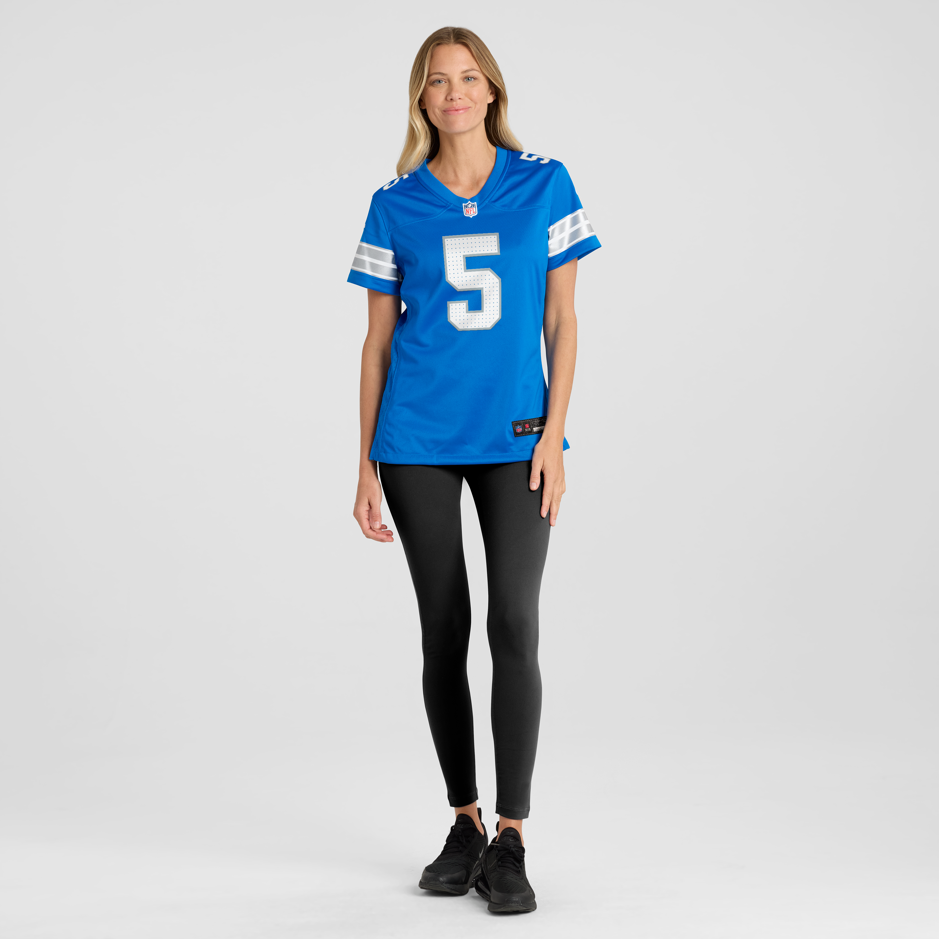Women's Detroit Lions Teddy Bridgewater Nike Blue Team Game Jersey
