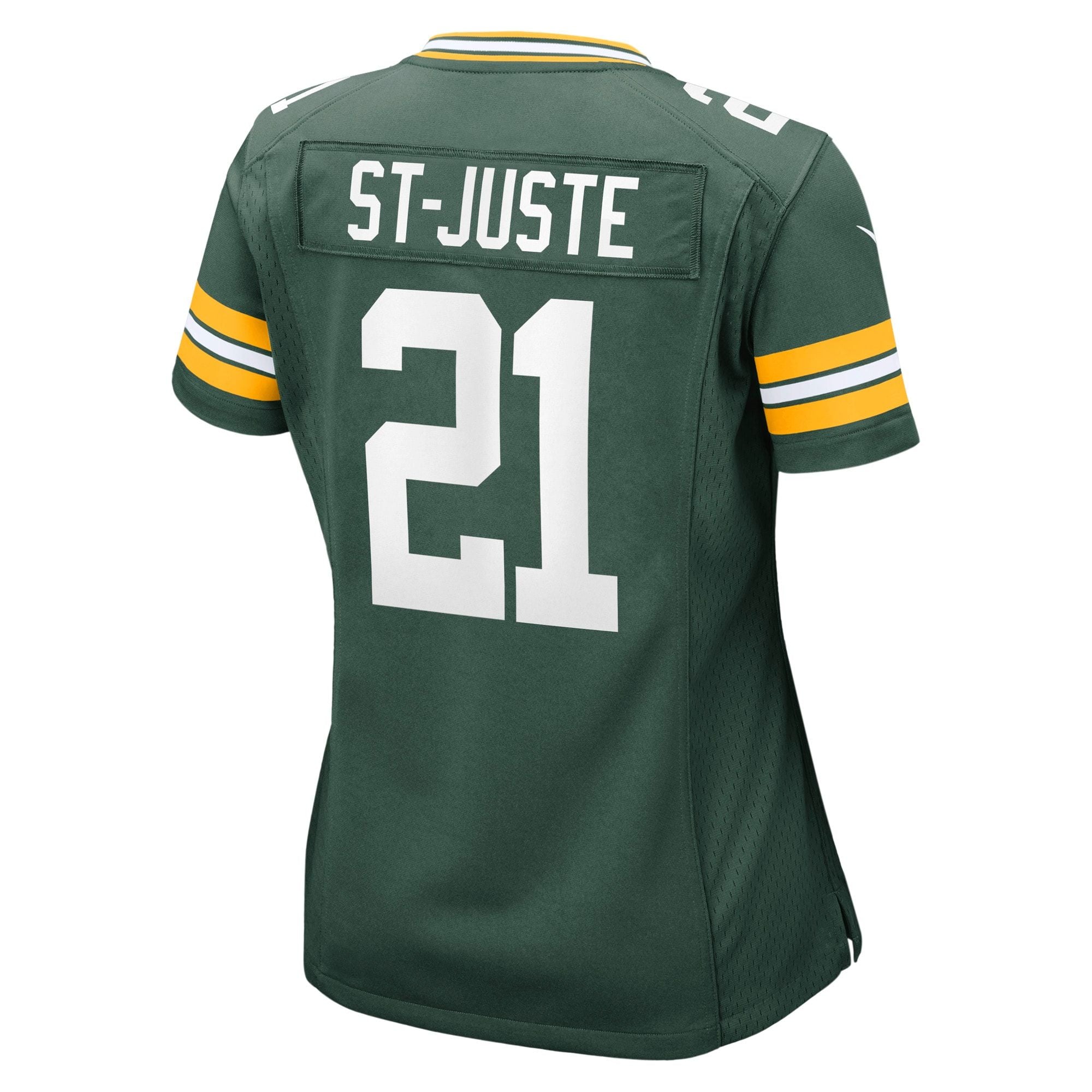 Women's Green Bay Packers Benjamin St Juste Nike Green Team Game Jersey