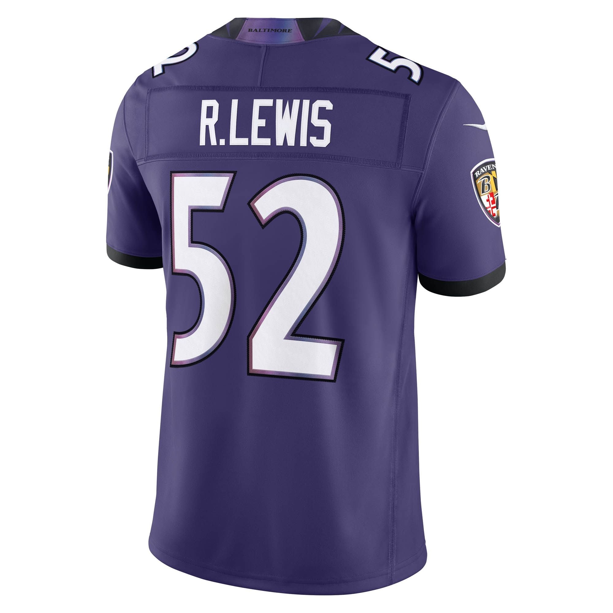 Men's Baltimore Ravens Ray Lewis Nike Purple Vapor Fuse Stitched Retired Limited Jersey