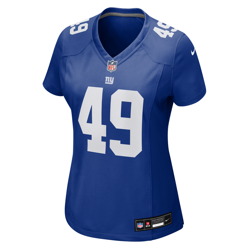 Women's New York Giants Tremaine Edmunds Nike Royal Team Game Jersey