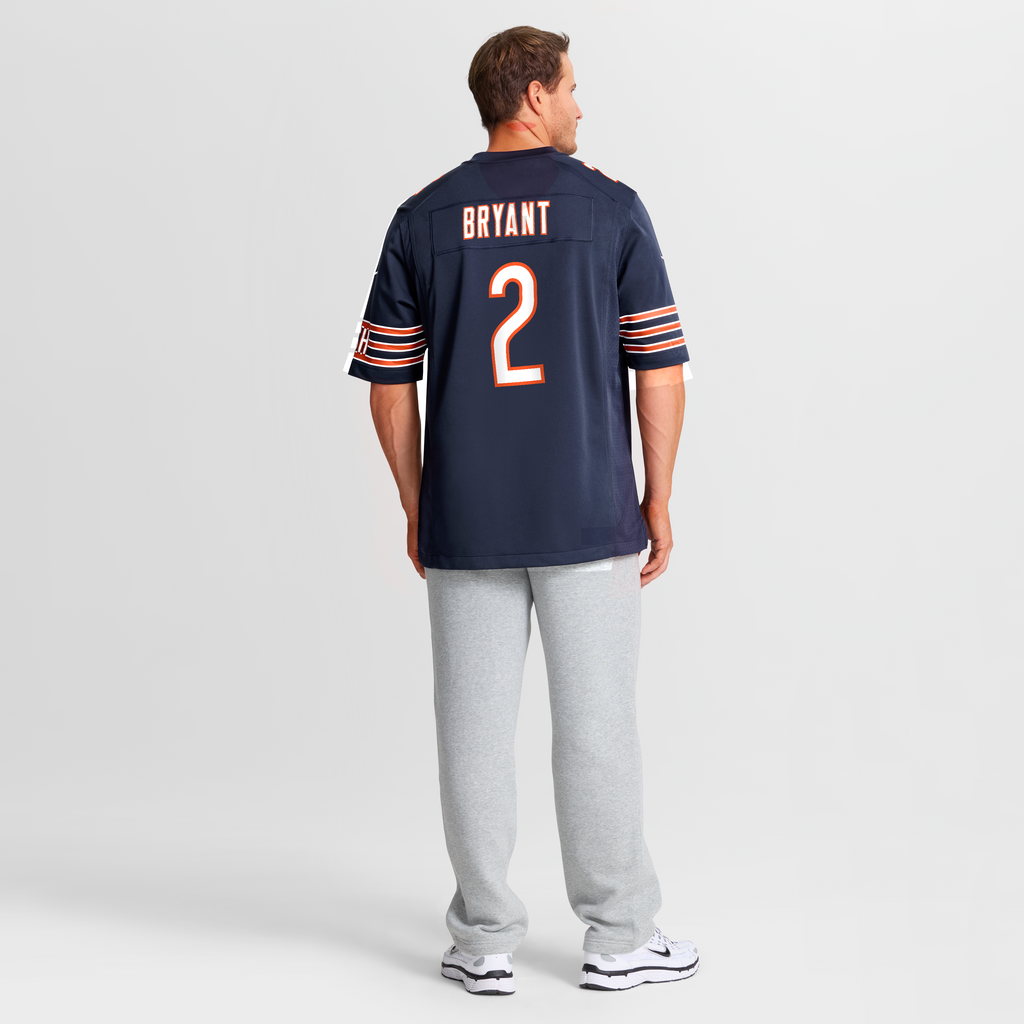 Men's Chicago Bears Coby Bryant Nike Navy Team Game Jersey