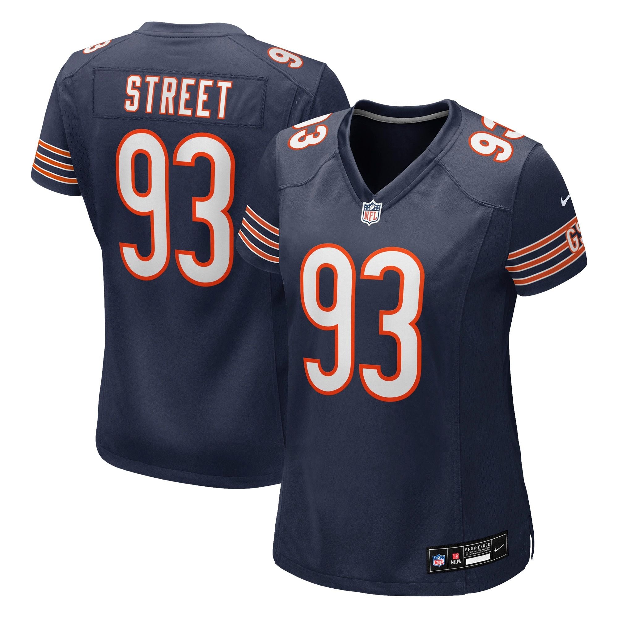 Women's Chicago Bears Kentavius Street Nike Navy Team Game Jersey