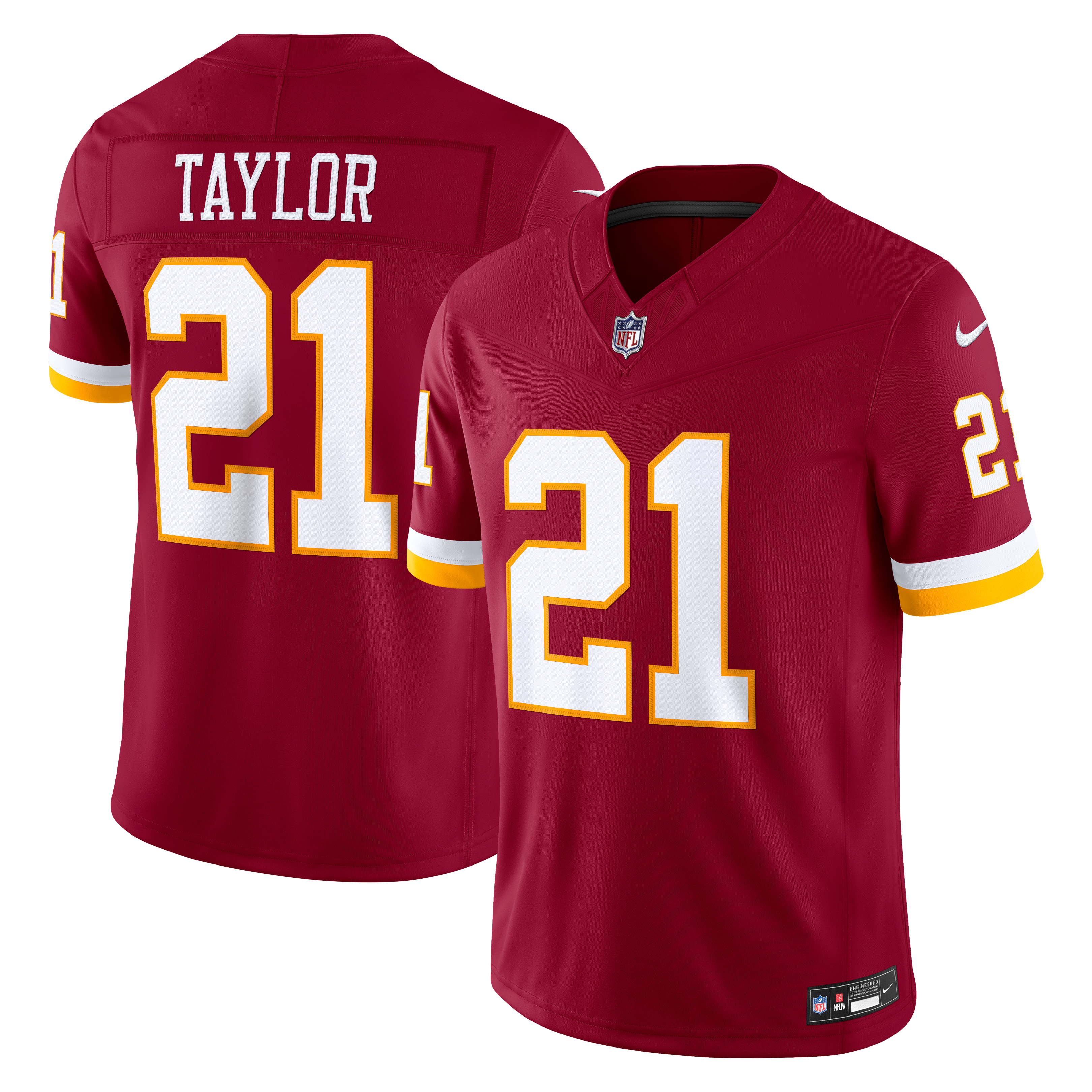 Men's Washington Commanders Sean Taylor Nike Burgundy Team Vapor Fuse Stitched Retired Limited Jersey