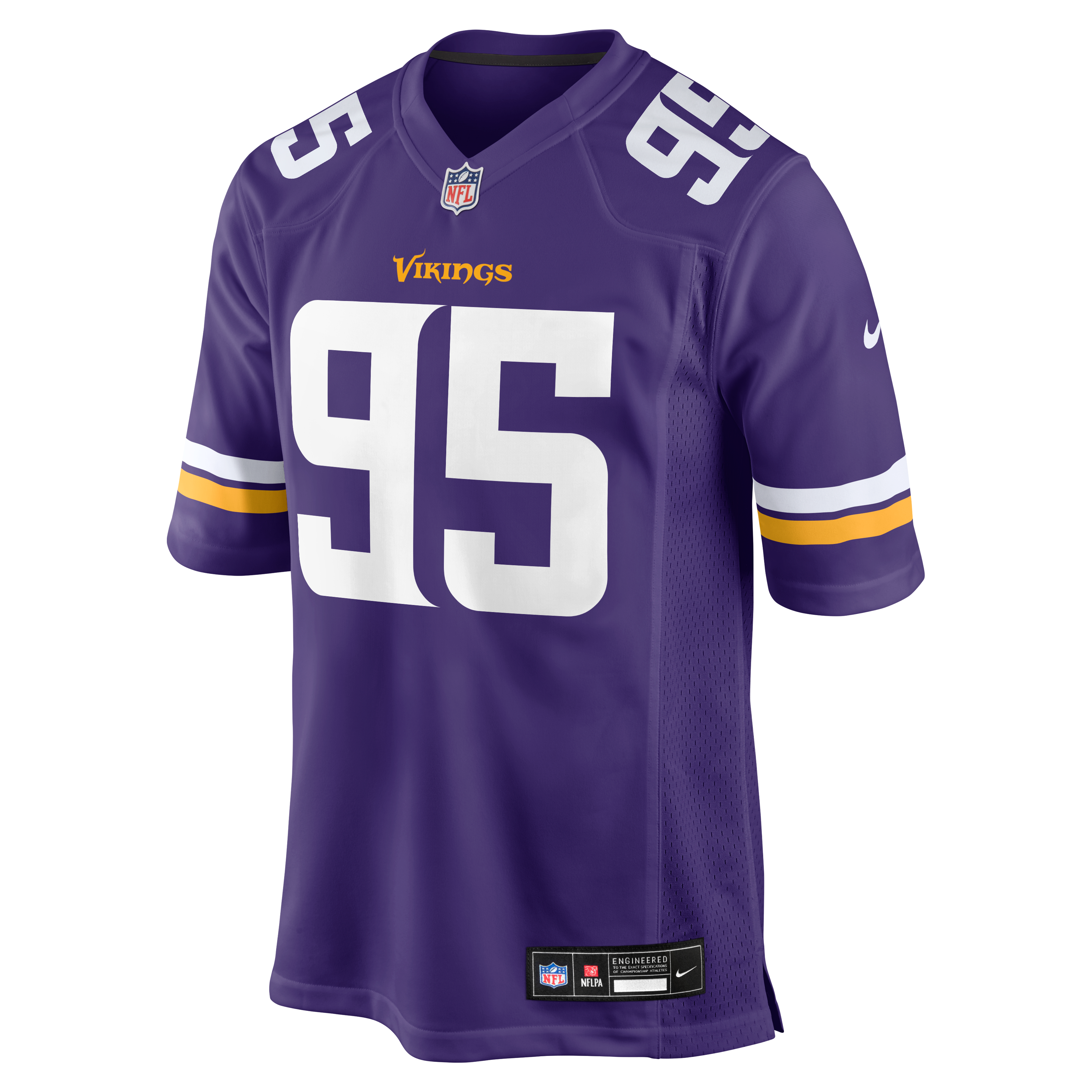 Men's Minnesota Vikings Caleb Banks Nike Purple 2026 Nfl Draft First Round Pick No 18 Team Game Jersey
