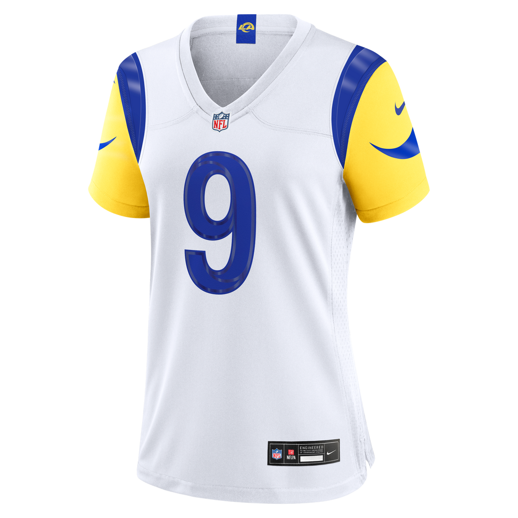 Women's Los Angeles Rams Matthew Stafford Nike White Game Jersey
