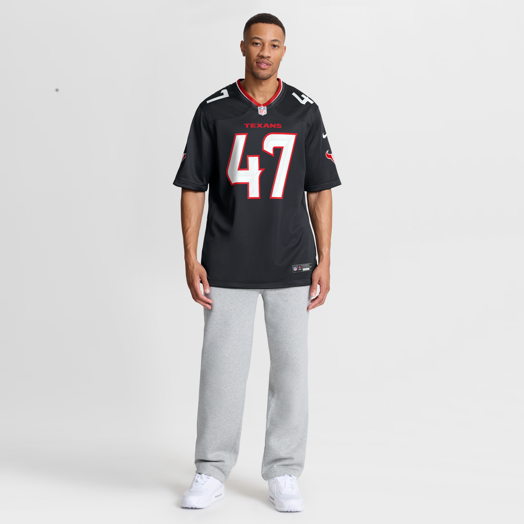 Men's Houston Texans Louis Hansen Nike Navy Team Game Jersey