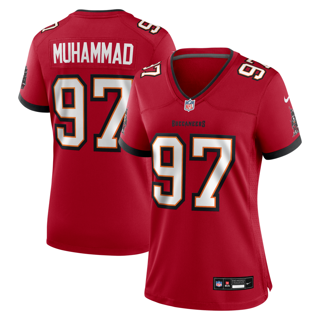 Women's Tampa Bay Buccaneers Al Quadin Muhammad Nike Red Team Game Jersey