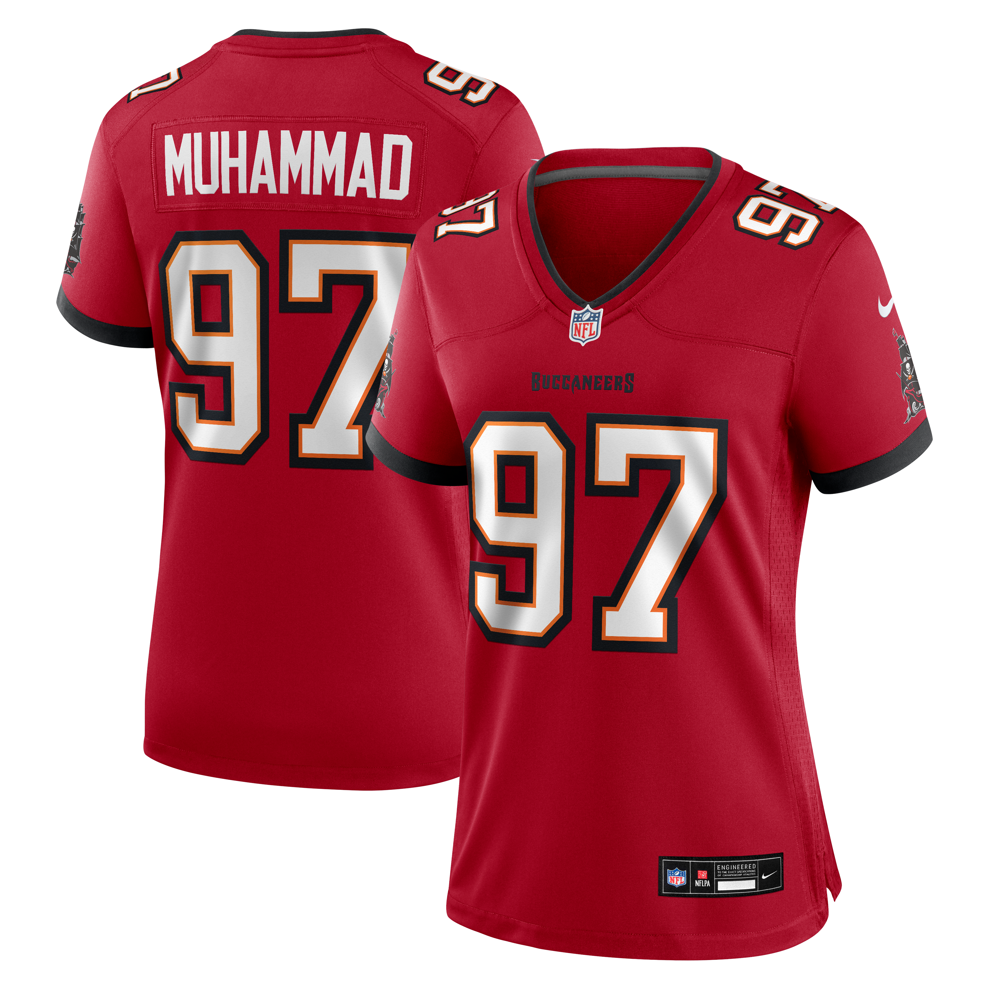 Women's Tampa Bay Buccaneers Al Quadin Muhammad Nike Red Team Game Jersey
