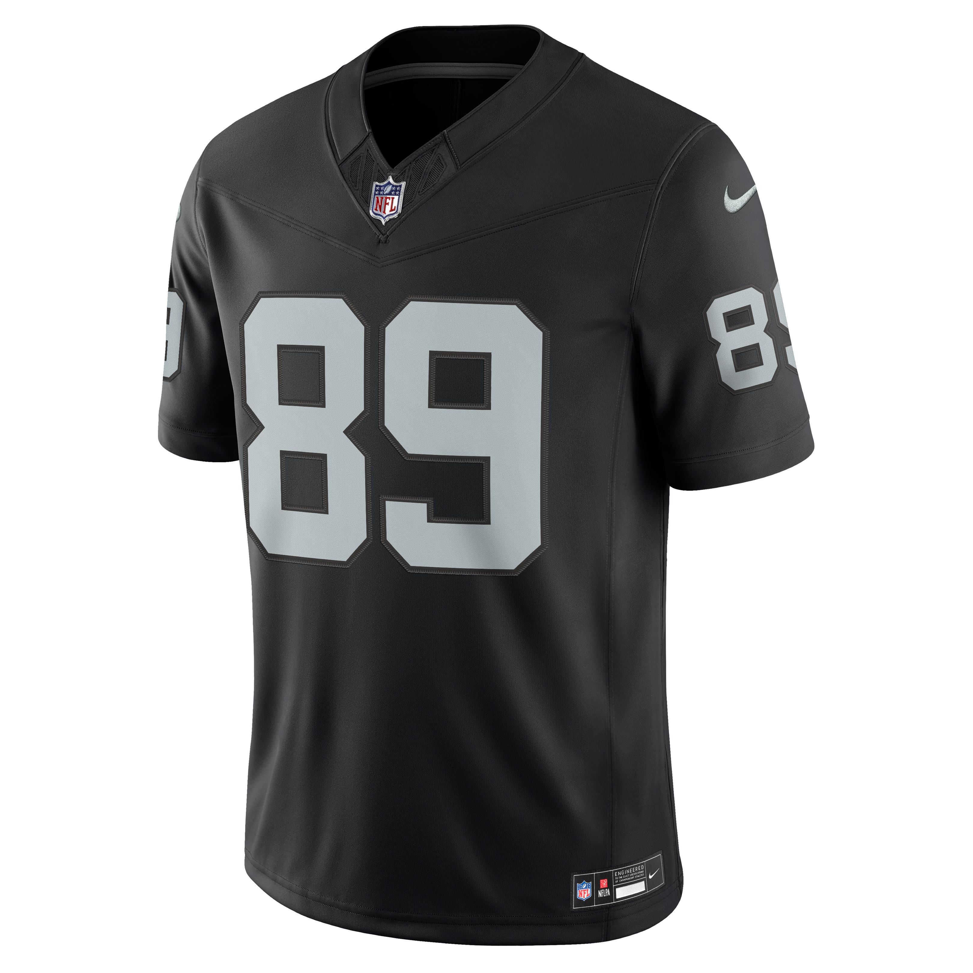 Men's Las Vegas Raiders Brock Bowers Nike Black Team Vapor Fuse Stitched Limited Jersey
