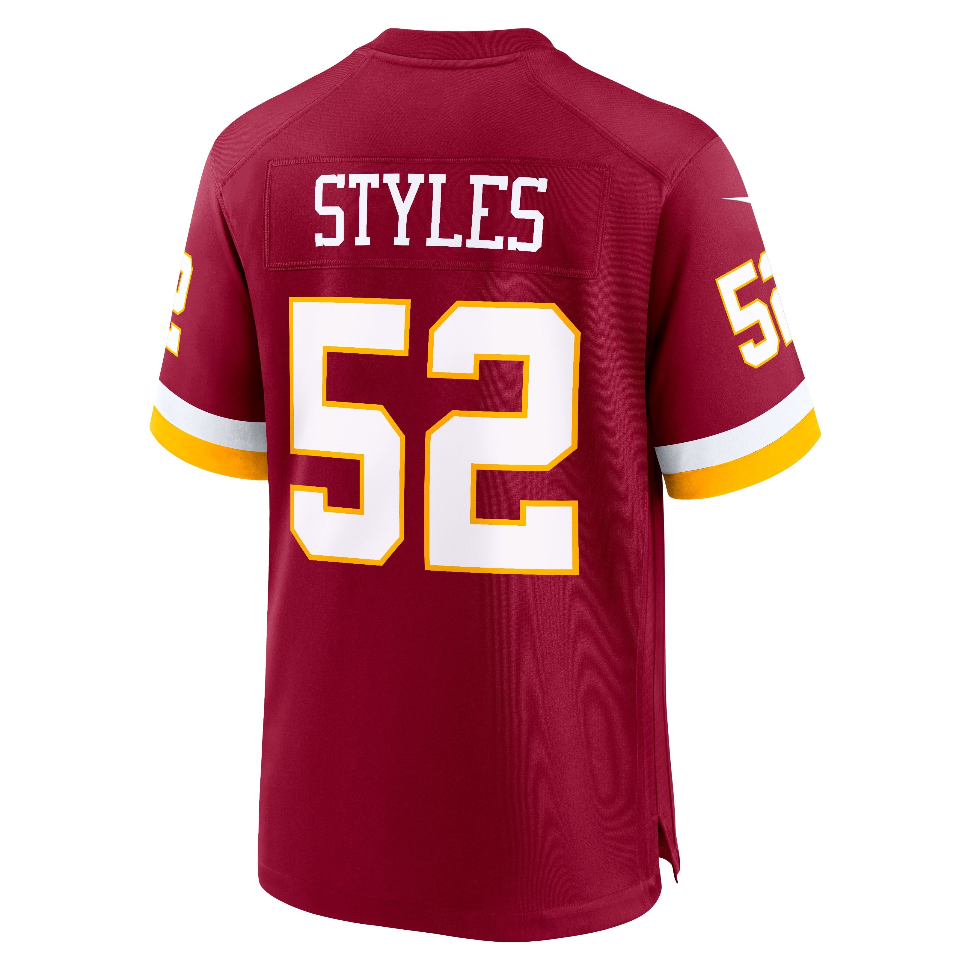Men's Washington Commanders Sonny Styles Nike Burgundy 2026 Nfl Draft First Round Pick No 7 Team Game Jersey