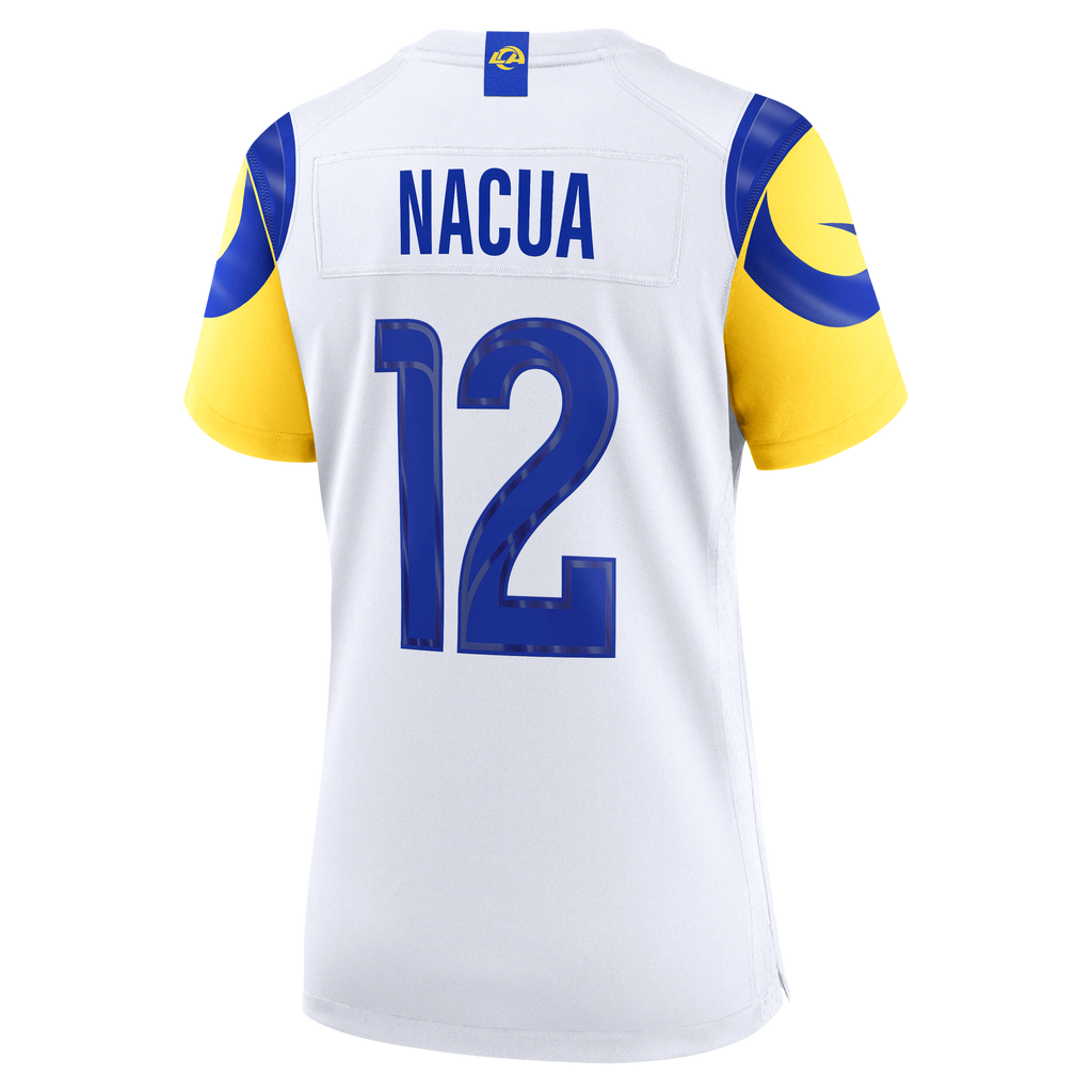 Women's Los Angeles Rams Puka Nacua Nike White Game Jersey