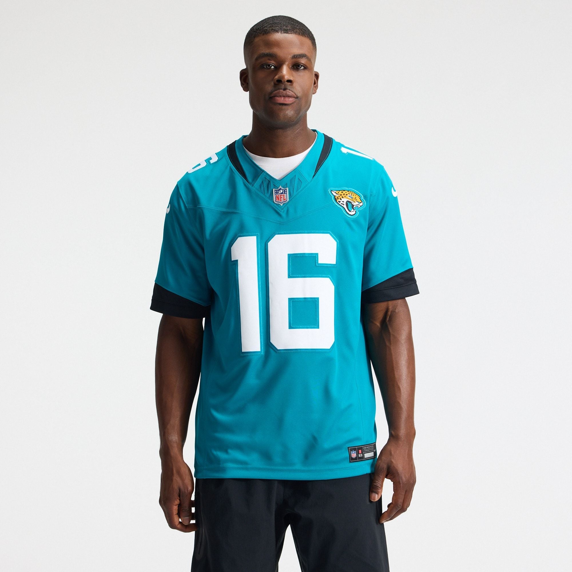 Men's Jacksonville Jaguars Trevor Lawrence Nike Teal Team Vapor Fuse Stitched Limited Jersey