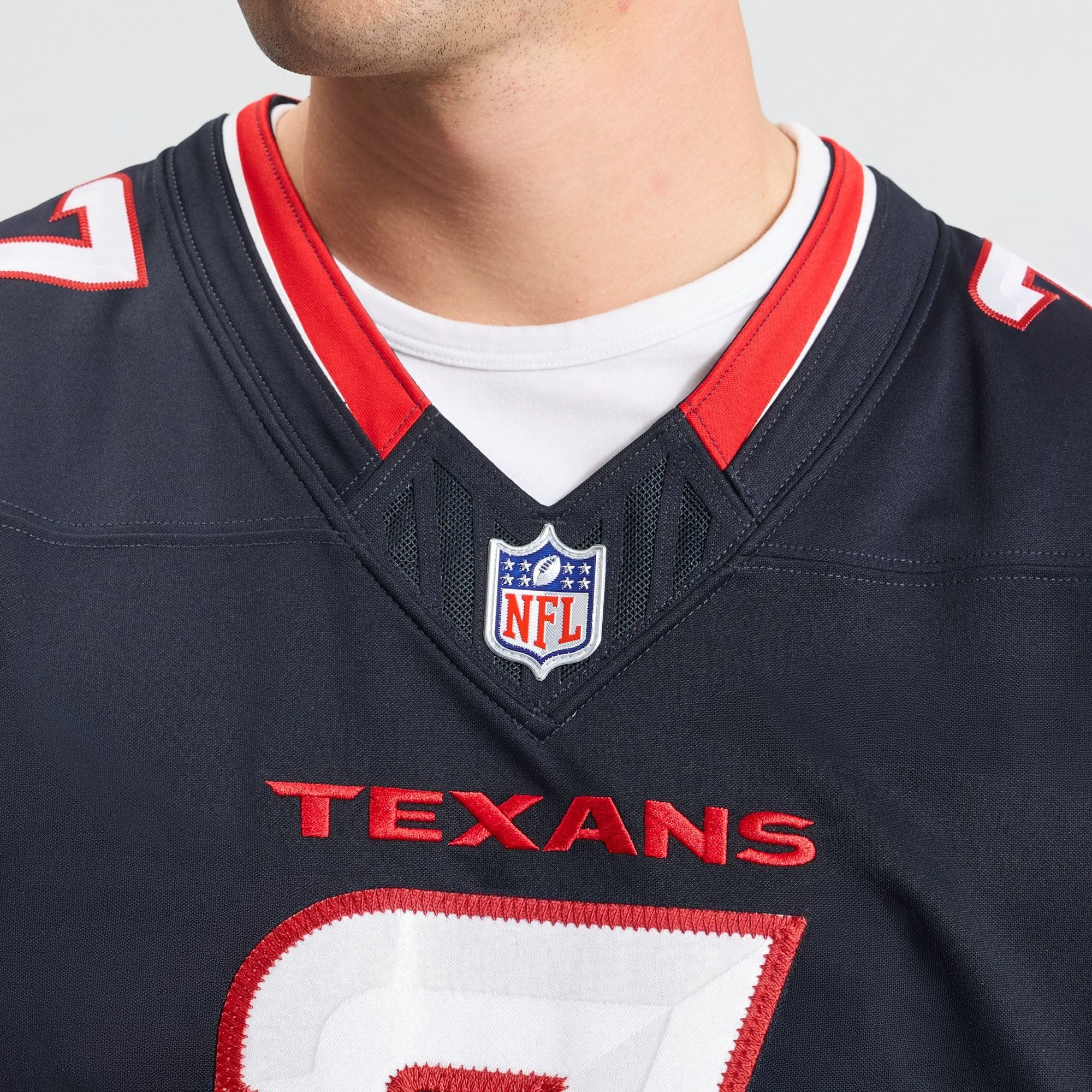 Men's Houston Texans Cj Stroud Nike Navy Team Vapor Fuse Stitched Limited Jersey