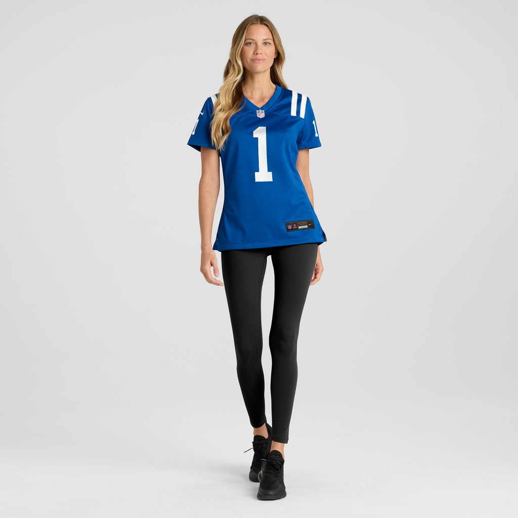 Women's Indianapolis Colts Ahmad Sauce Gardner Nike Royal Team Game Jersey