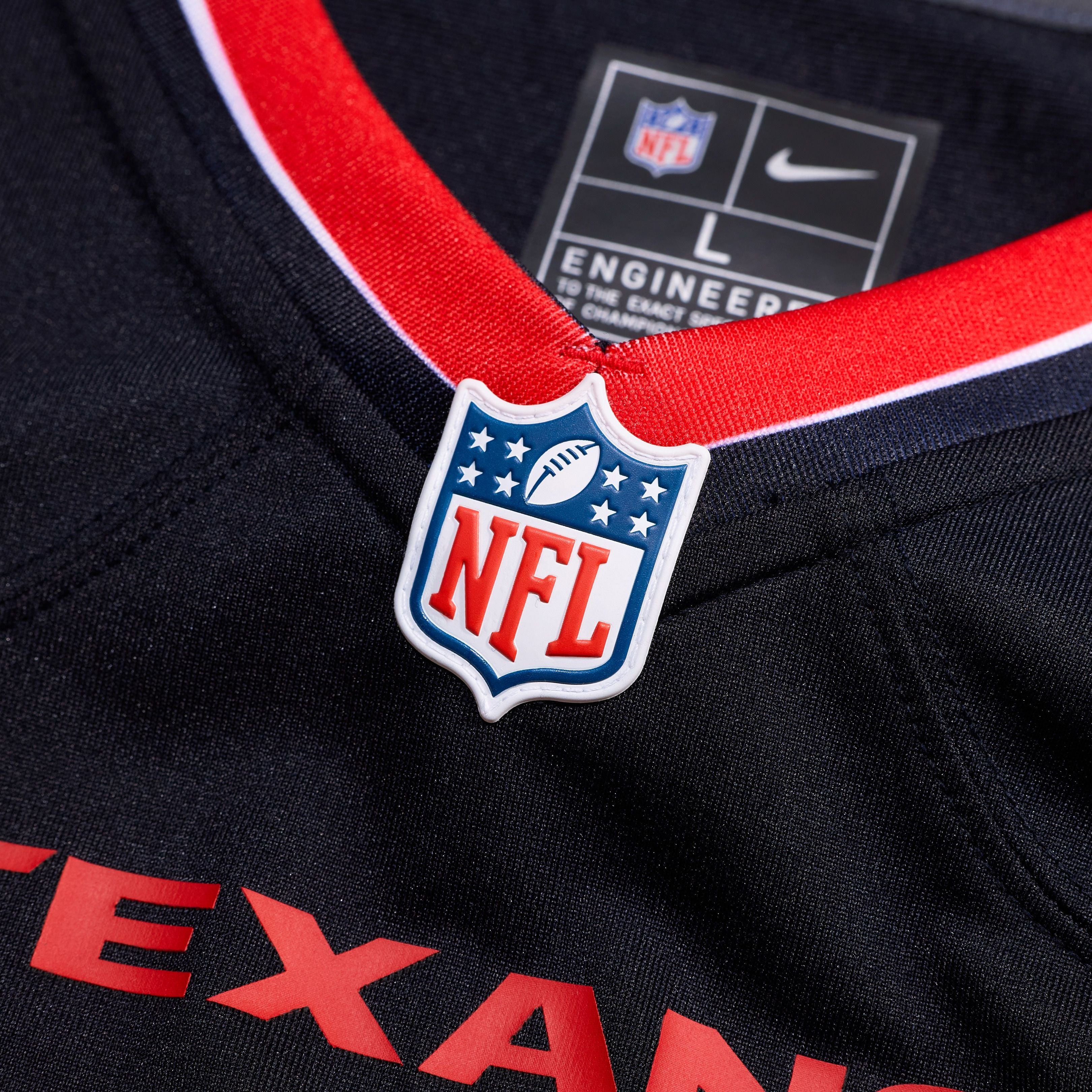 Men's Houston Texans Louis Hansen Nike Navy Team Game Jersey