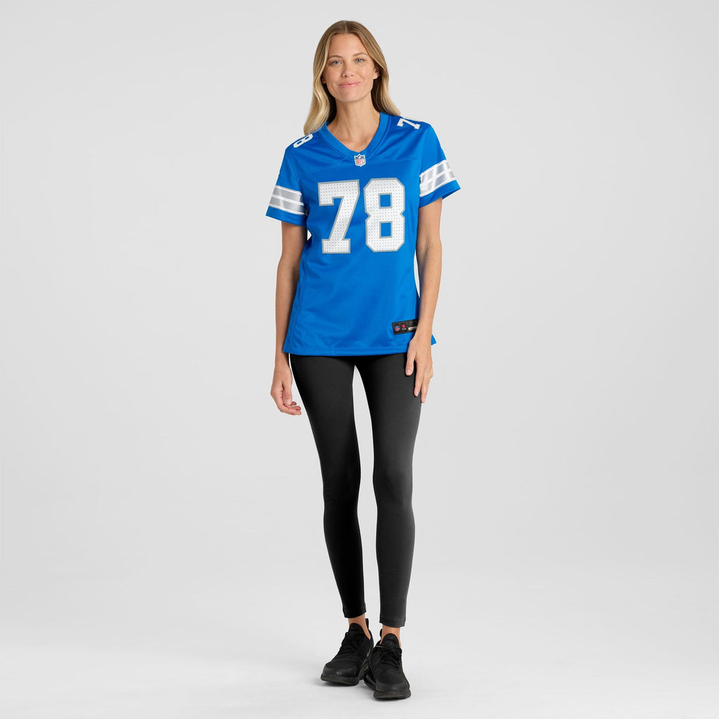 Women's Detroit Lions Ben Bartch Nike Blue Team Game Jersey