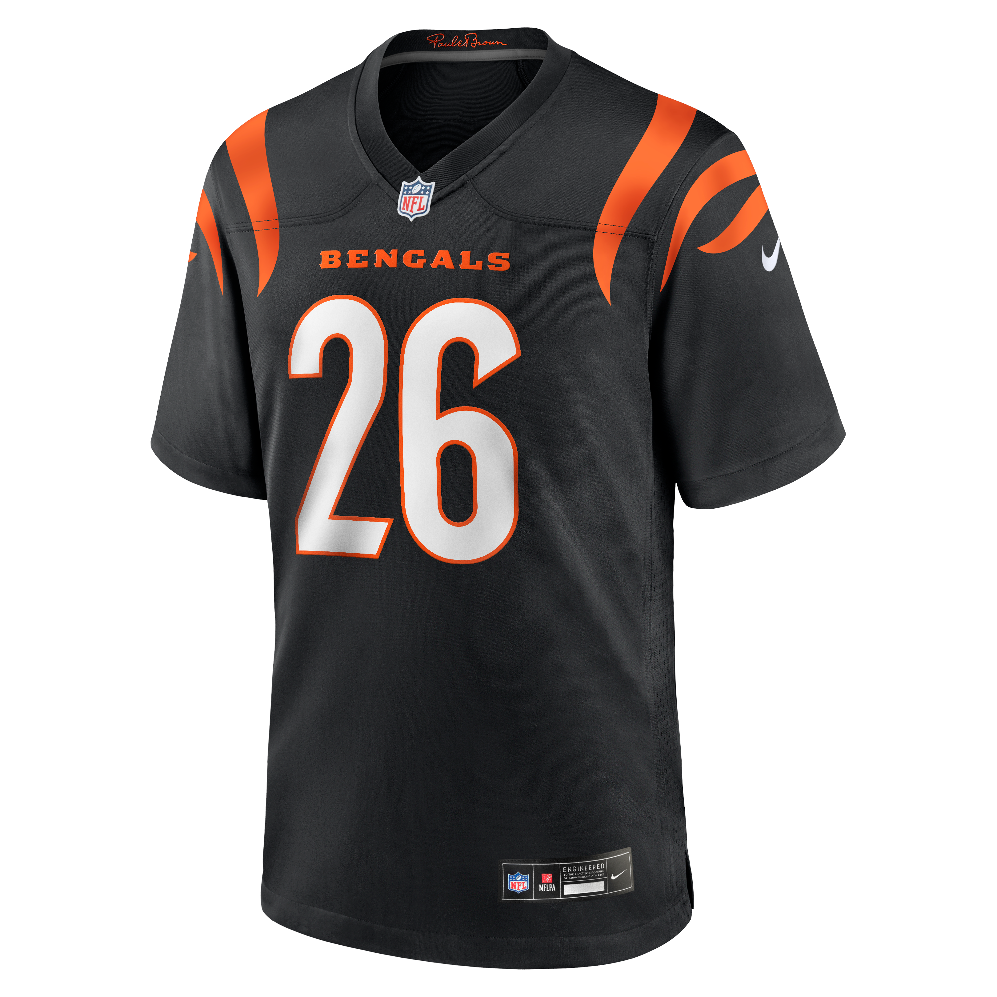 Men's Cincinnati Bengals Jasir Taylor Nike Black Team Game Jersey