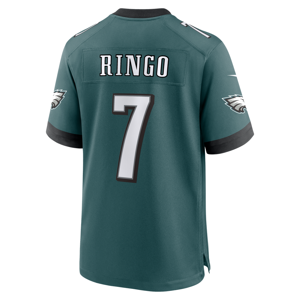 Men's Philadelphia Eagles Kelee Ringo Nike Midnight Green Team Game Jersey