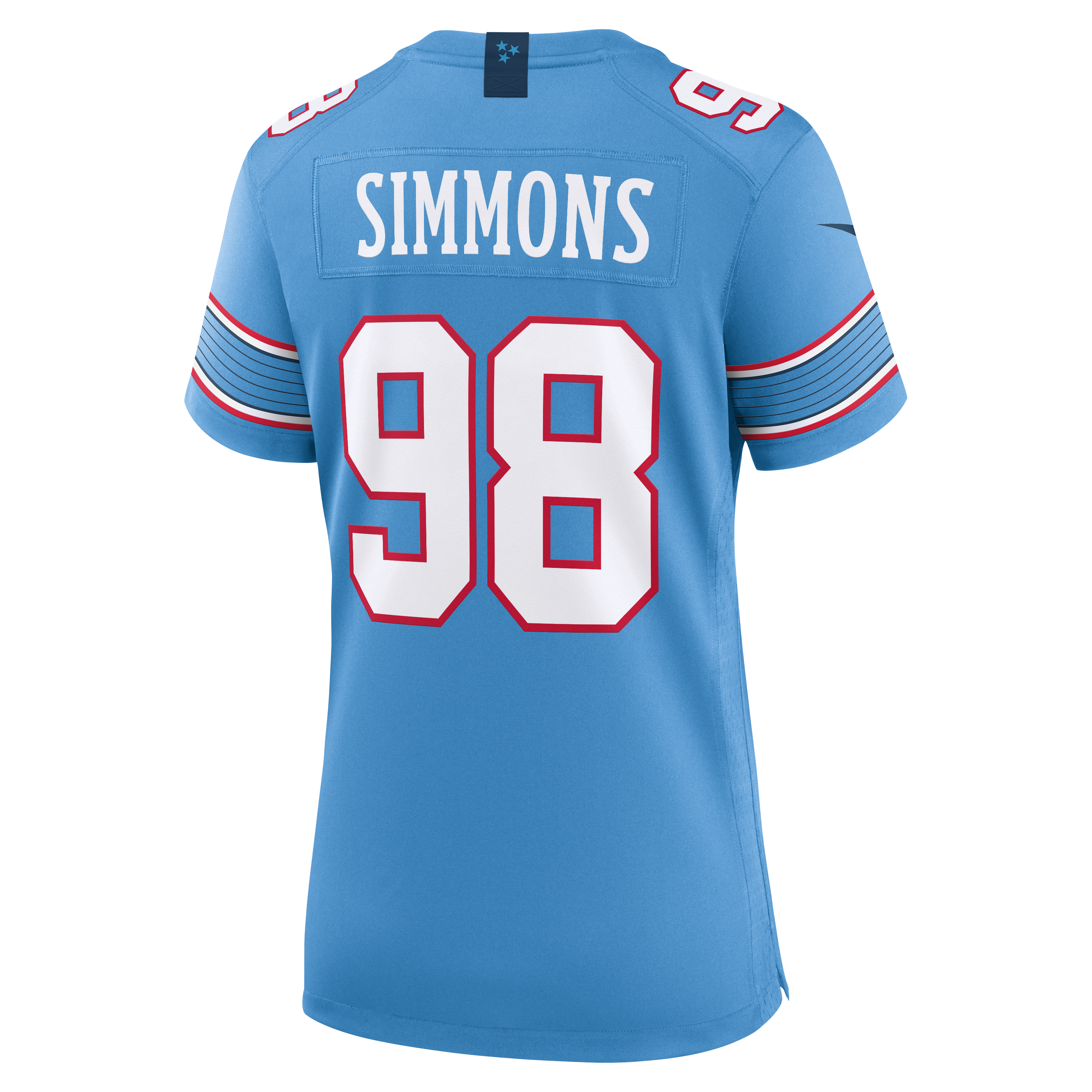 Women's Tennessee Titans Jeffery Simmons Nike Light Blue Game Jersey