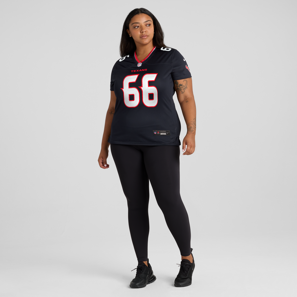 Women's Houston Texans Keylan Rutledge Nike Navy Team Game Jersey