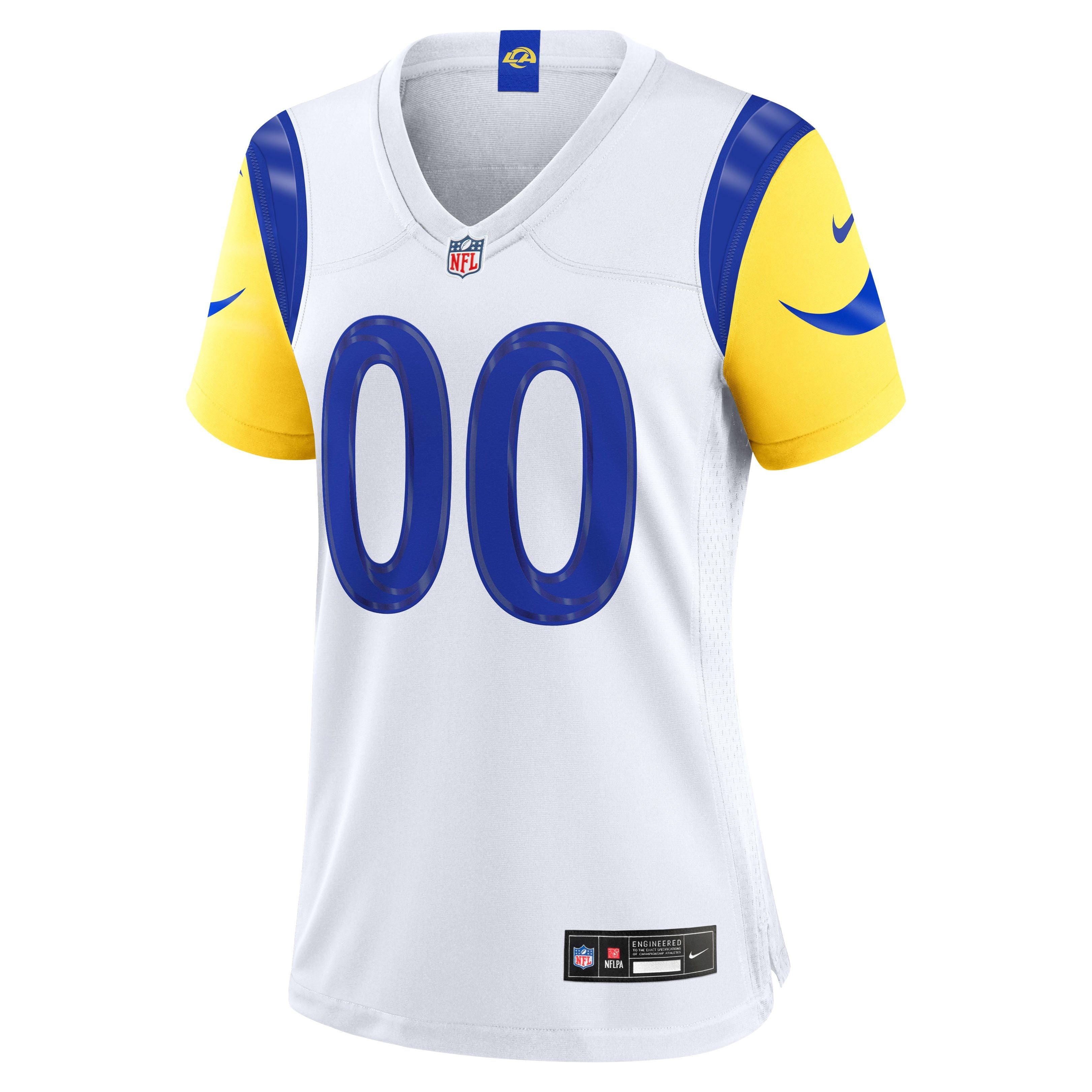 Women's Los Angeles Rams Nike White Custom Game Jersey