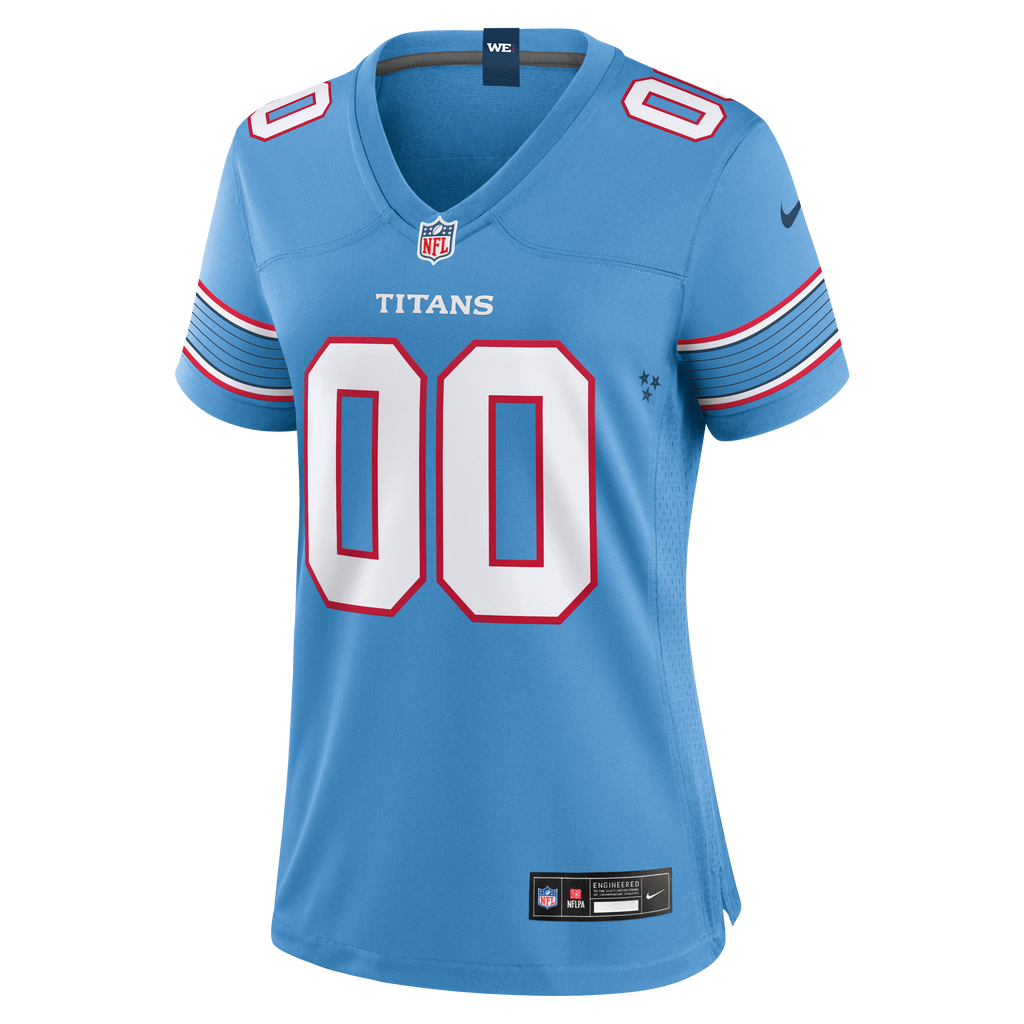 Women's Tennessee Titans Nike Light Blue Game Custom Jersey