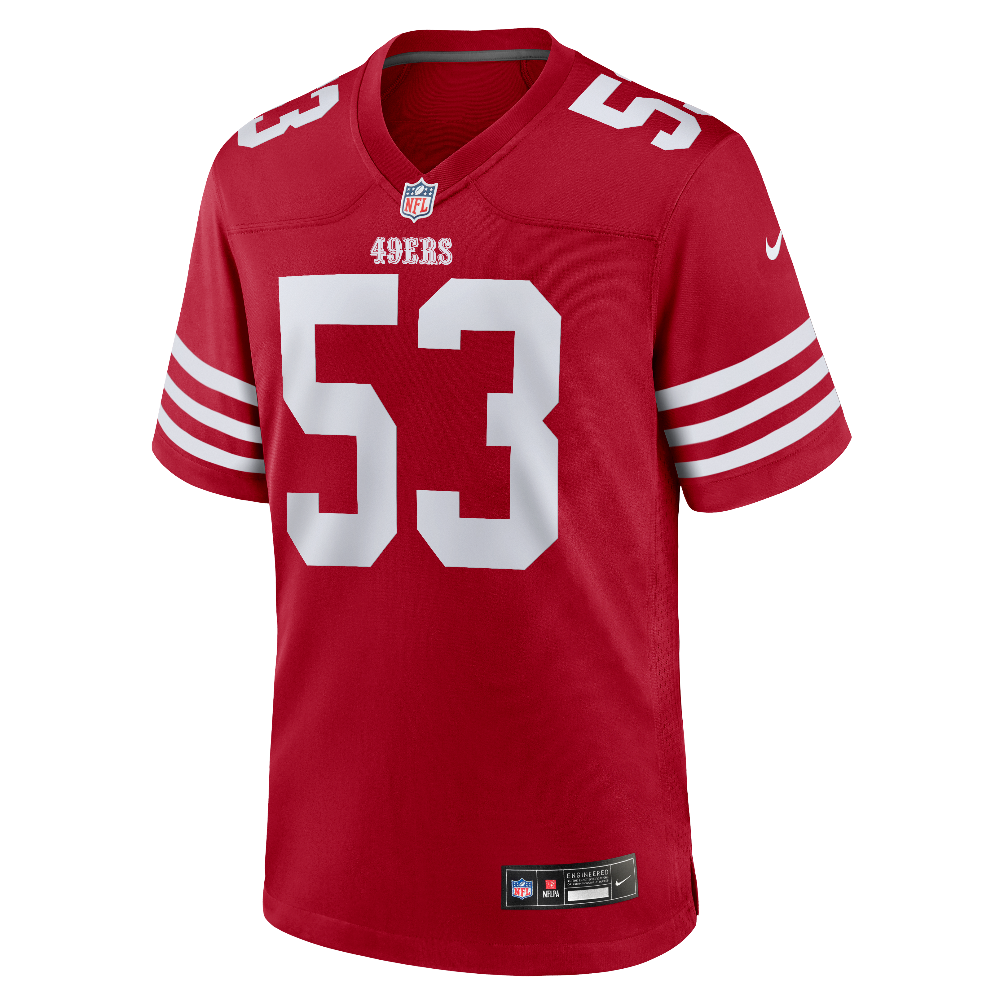 Men's San Francisco 49Ers Jaden Dugger Nike Scarlet Team Game Jersey
