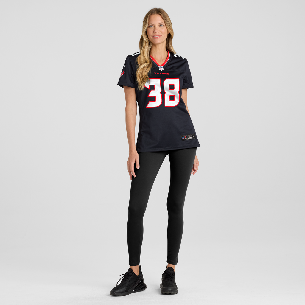 Women's Houston Texans Kai Kroeger Nike Navy Team Game Jersey