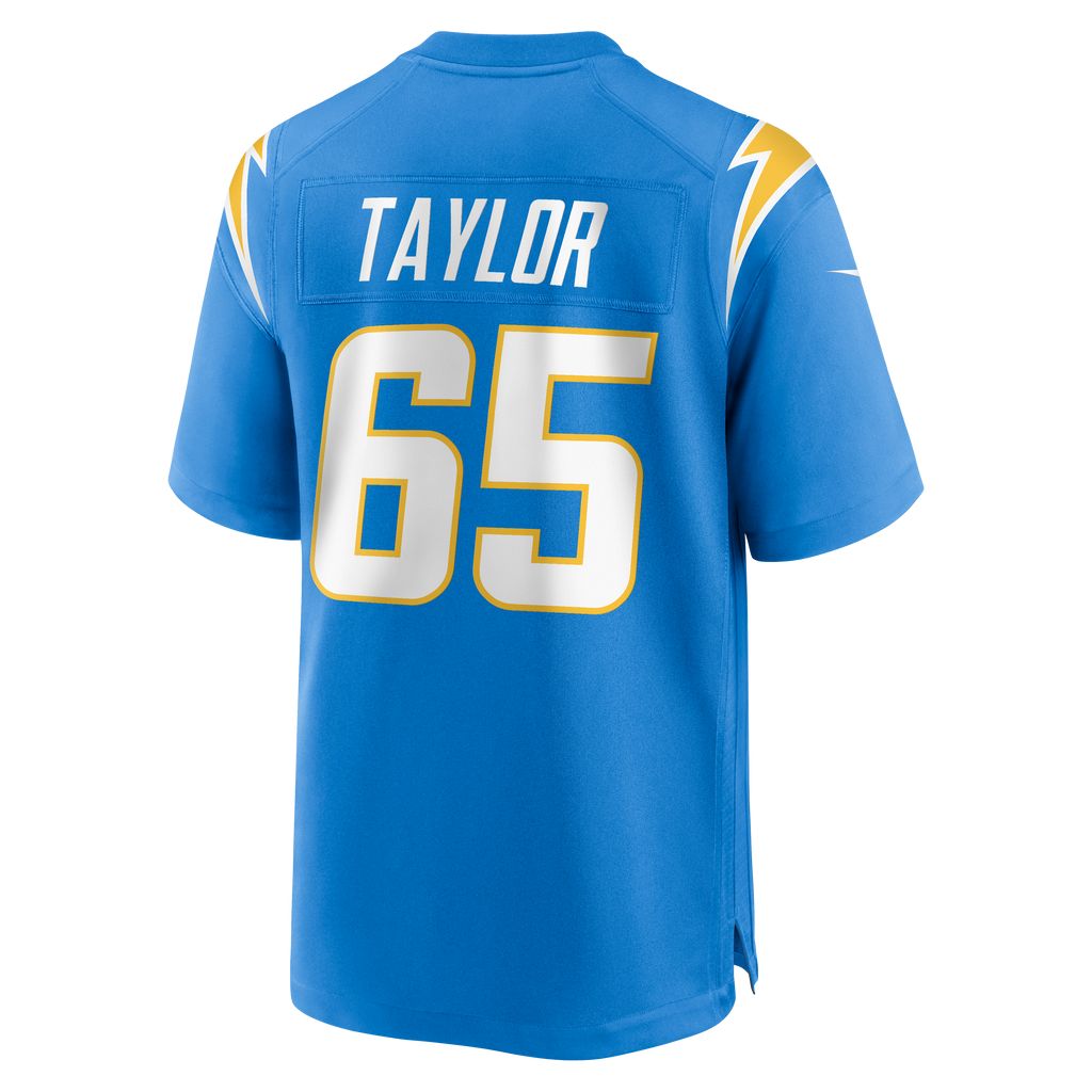 Men's Los Angeles Chargers Logan Taylor Nike Powder Blue Team Game Jersey