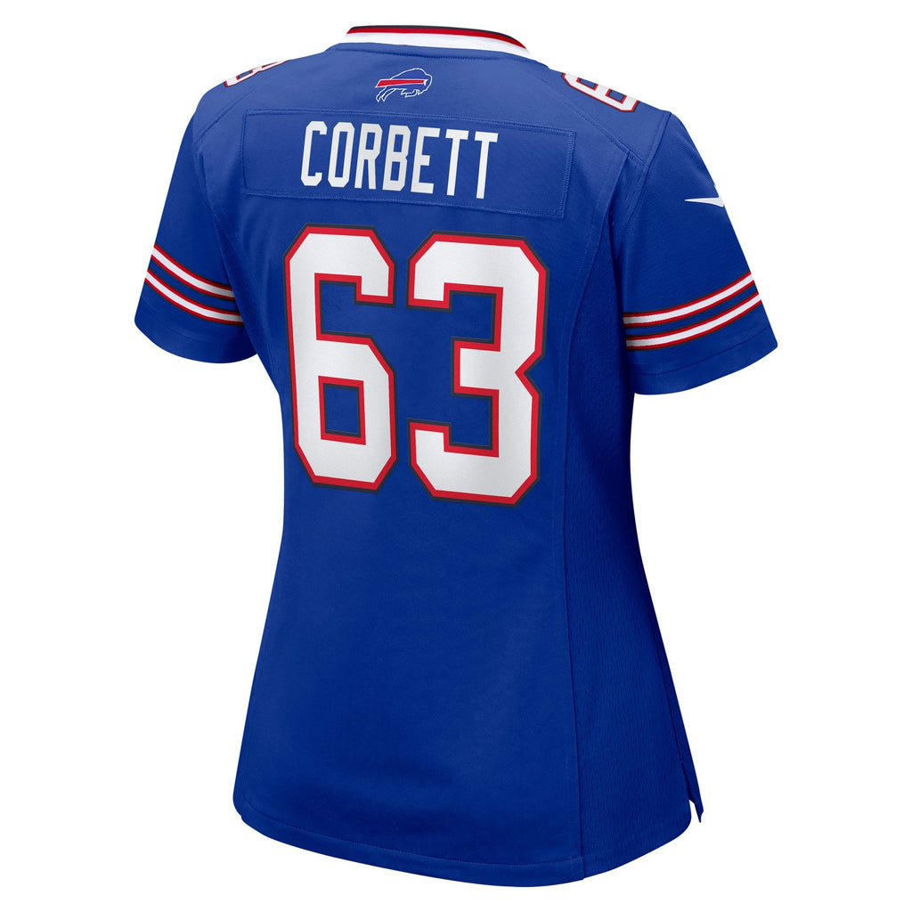 Women's Buffalo Bills Austin Corbett Nike Royal Team Game Jersey