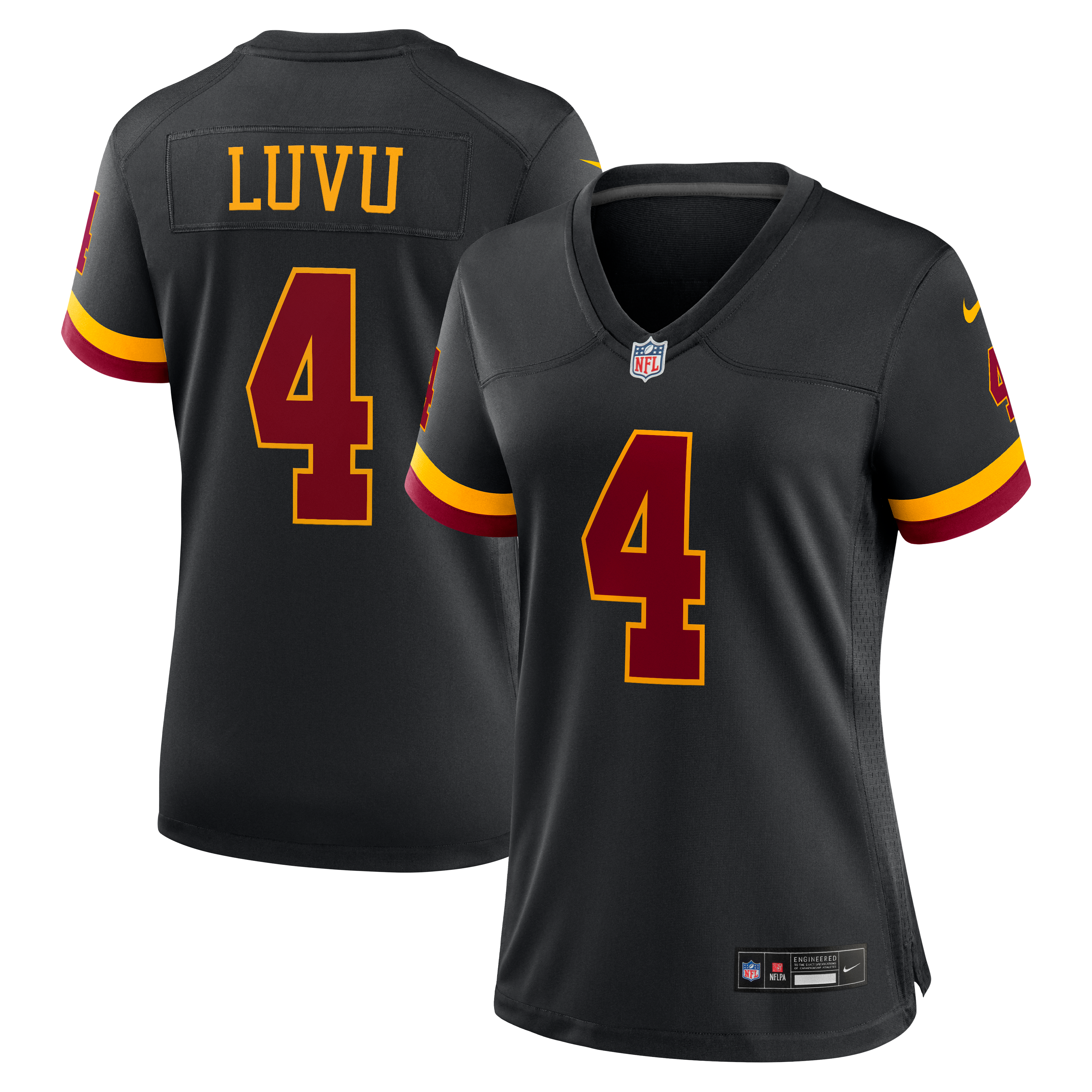 Women's Washington Commanders Frankie Luvu Nike Black Hail Raiser Alternate Game Jersey