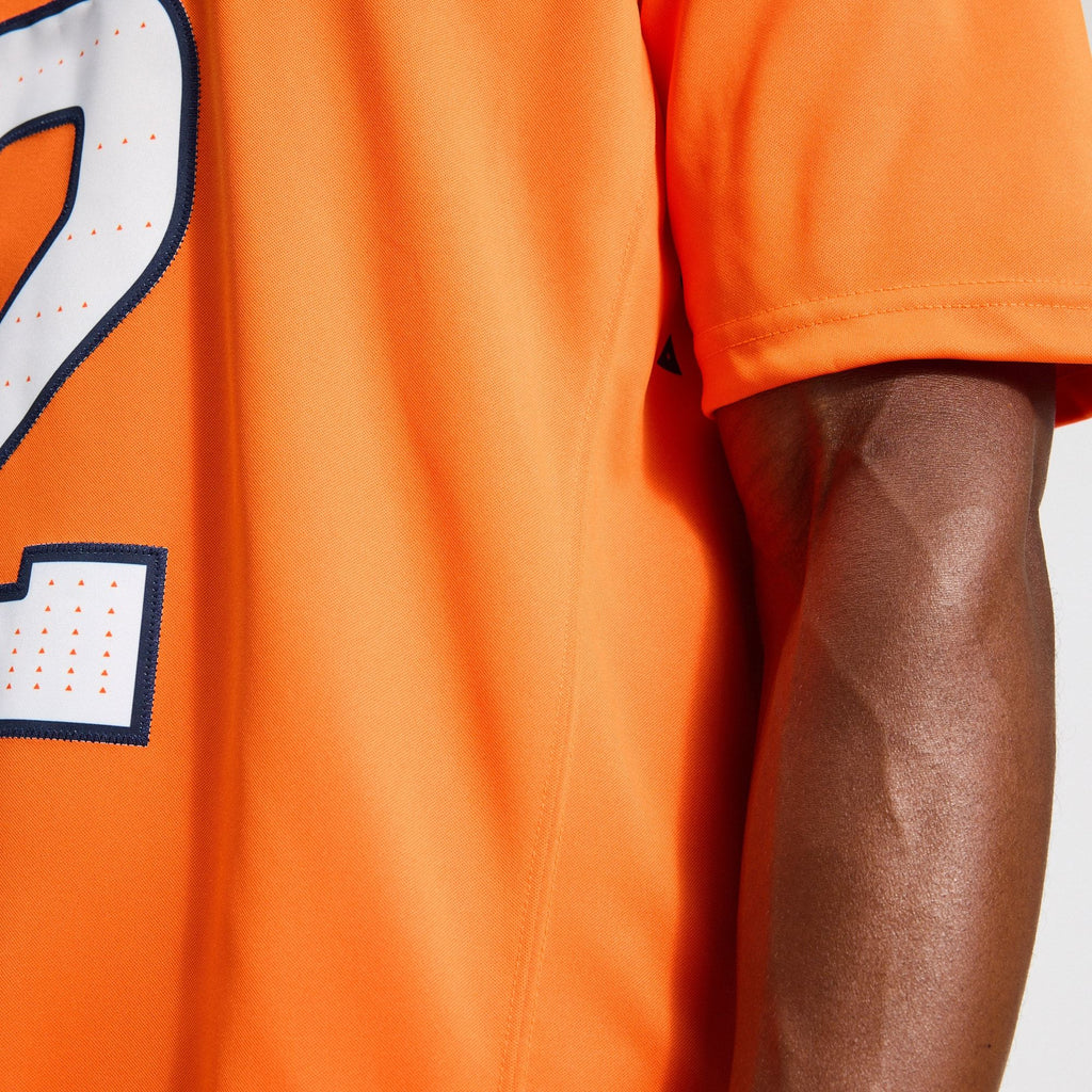 Men's Denver Broncos Patrick Surtain Ii Nike Orange Team Vapor Fuse Stitched Limited Jersey