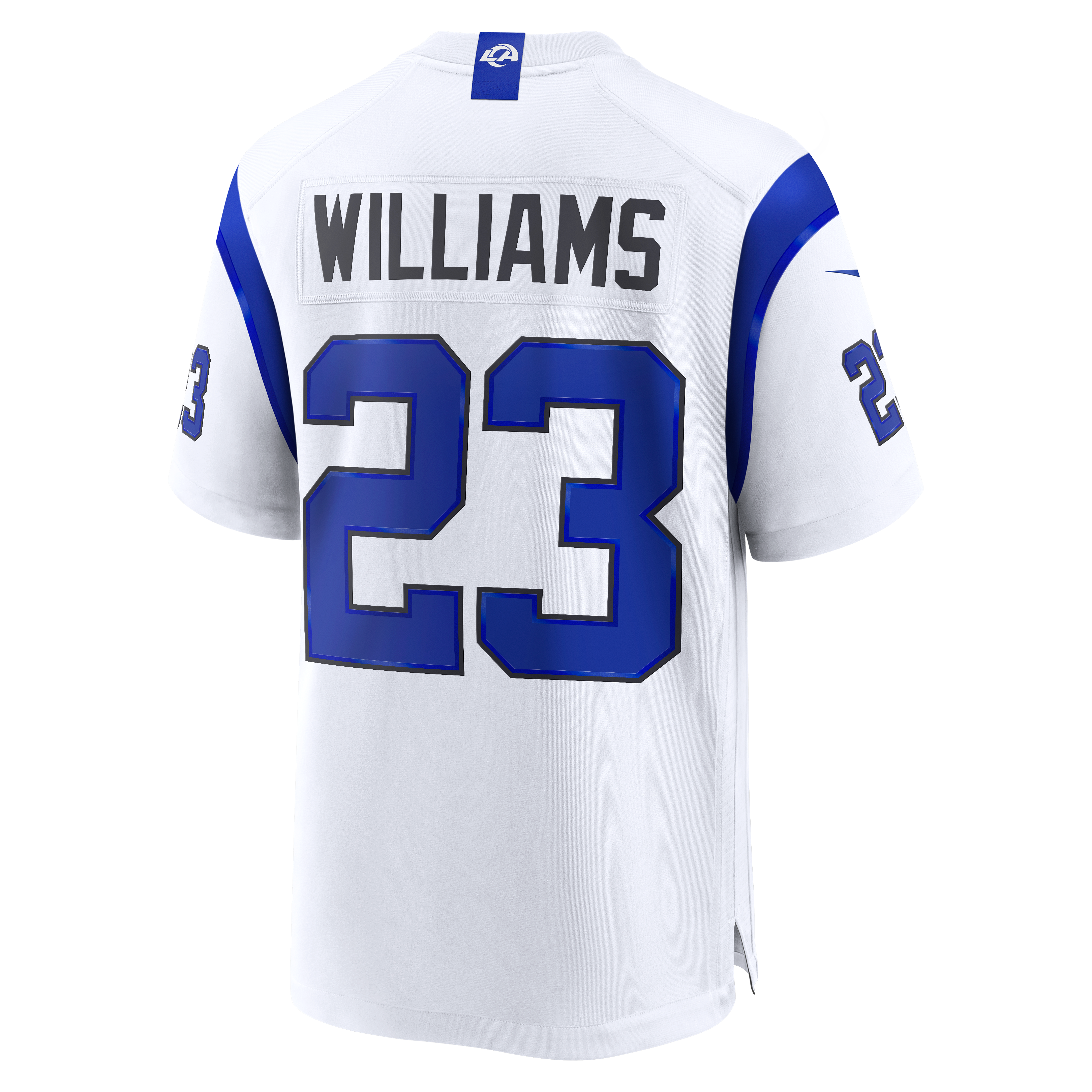 Men's Los Angeles Rams Kyren Williams Nike Fearsome White Game Jersey
