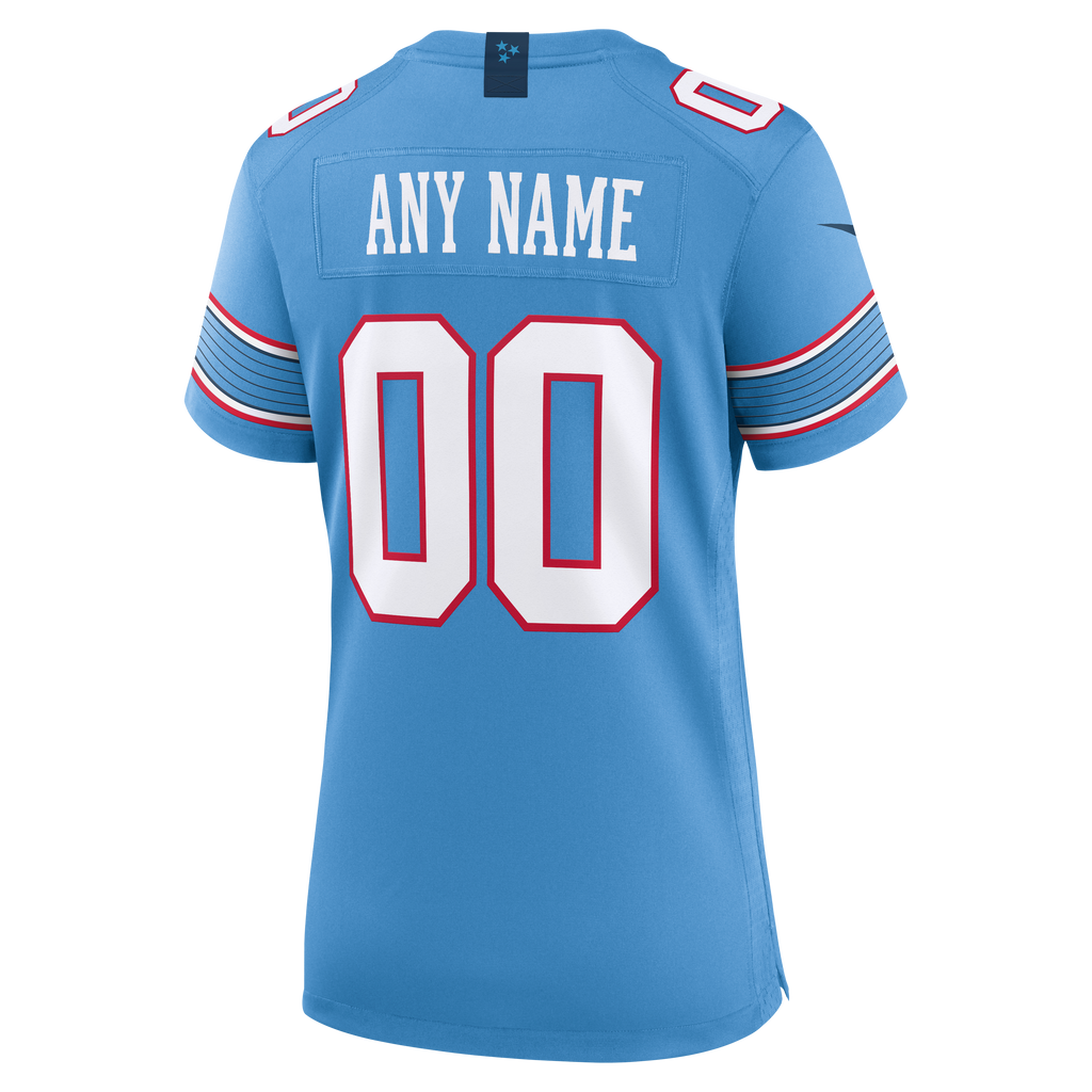 Women's Tennessee Titans Nike Light Blue Game Custom Jersey