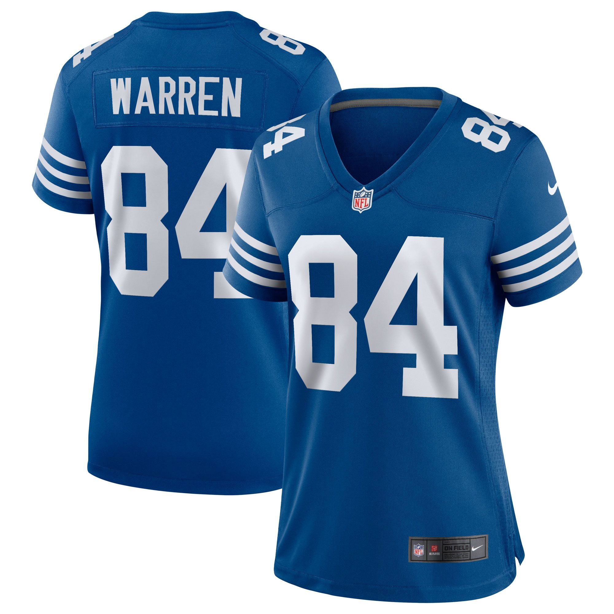 Women's Indianapolis Colts Tyler Warren Nike Royal Alternate Game Jersey