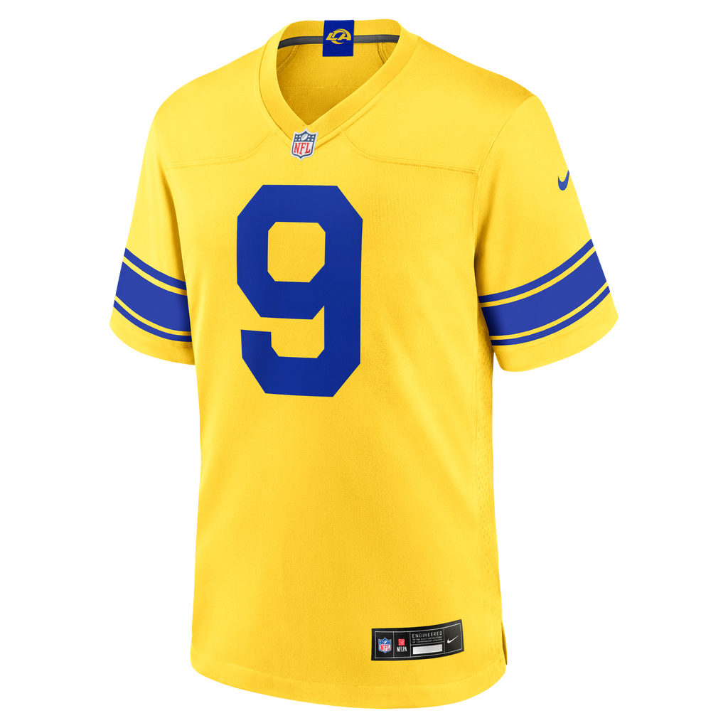 Men's Los Angeles Rams Matthew Stafford Nike Classic Sol Game Jersey