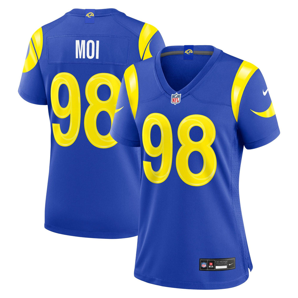 Women's Los Angeles Rams Jaxson Moi Nike Royal Team Game Jersey