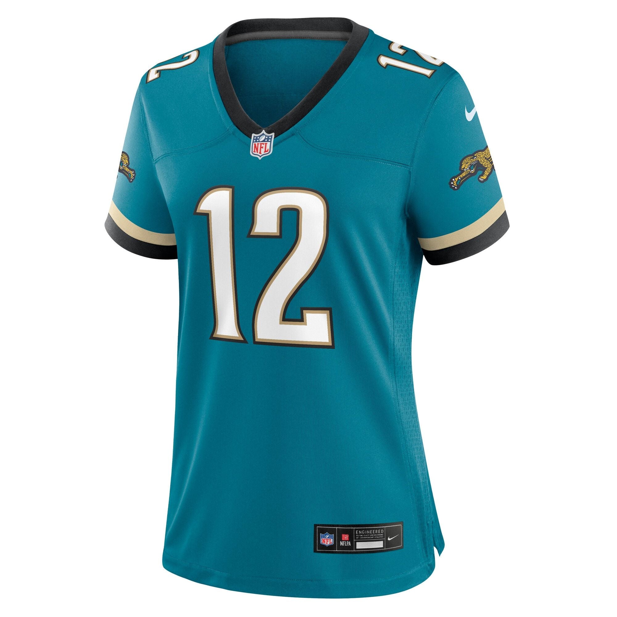 Women's Jacksonville Jaguars Travis Hunter Nike Teal Alternate 2 Prowler Throwback Game Jersey