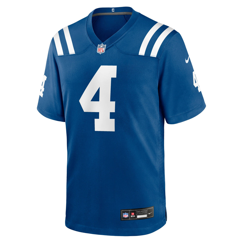 Men's Indianapolis Colts Adam Vinatieri Nike Royal Team Retired Game Jersey
