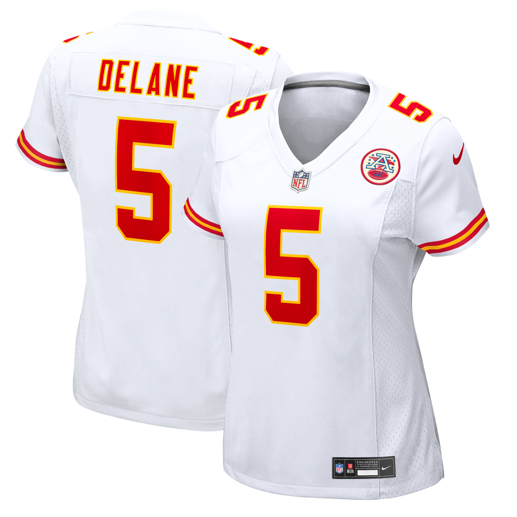 Women's Kansas City Chiefs Mansoor Delane Nike White Game Jersey