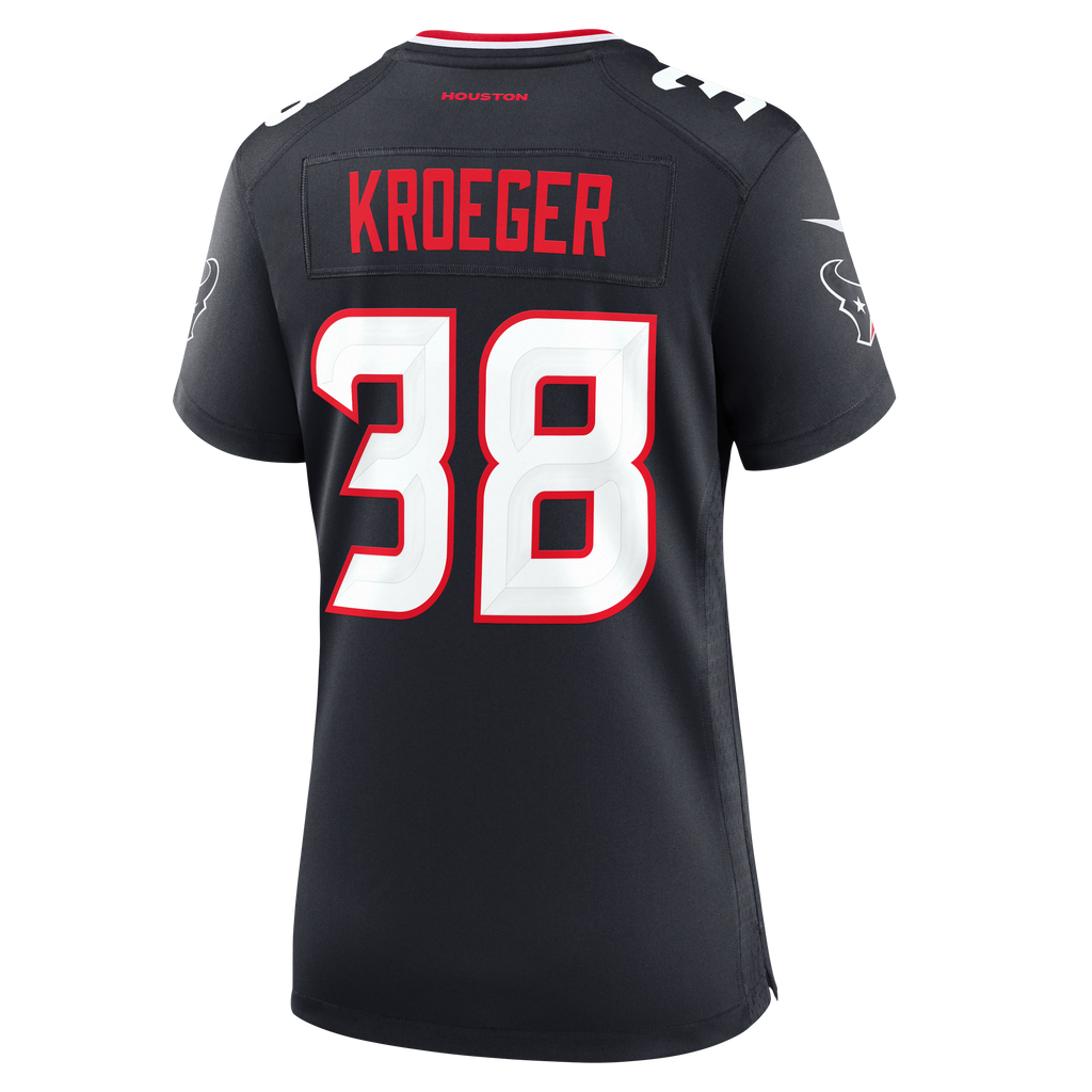 Women's Houston Texans Kai Kroeger Nike Navy Team Game Jersey