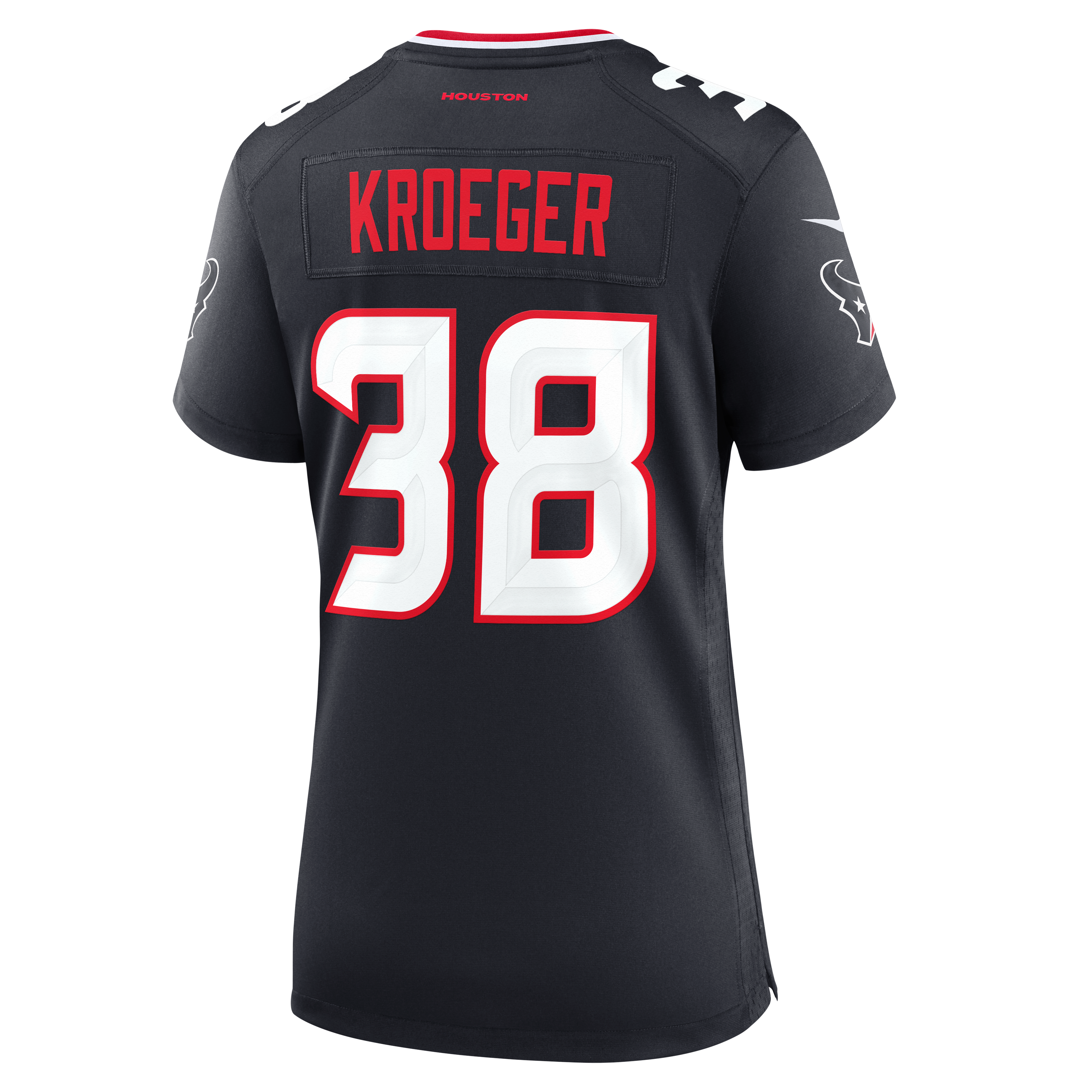 Women's Houston Texans Kai Kroeger Nike Navy Team Game Jersey