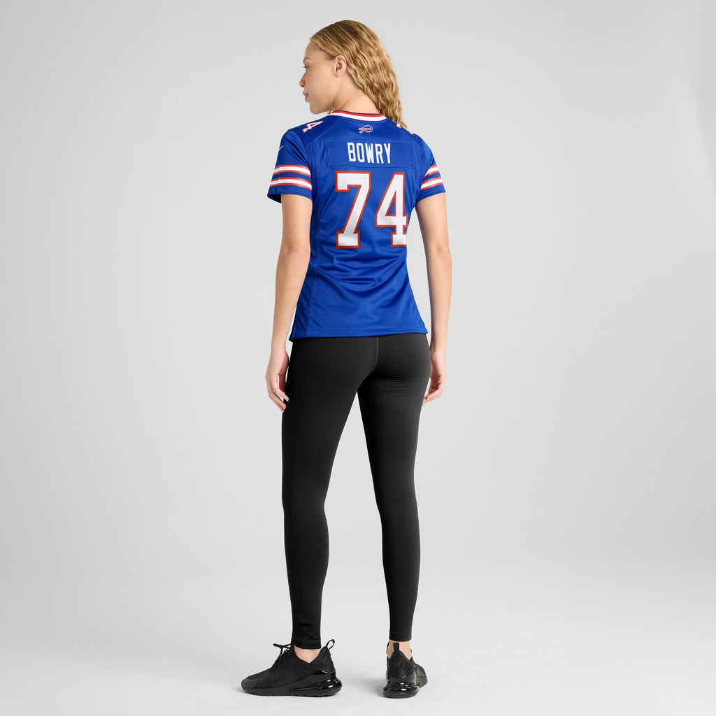 Women's Buffalo Bills Jude Bowry Nike Royal Team Game Jersey
