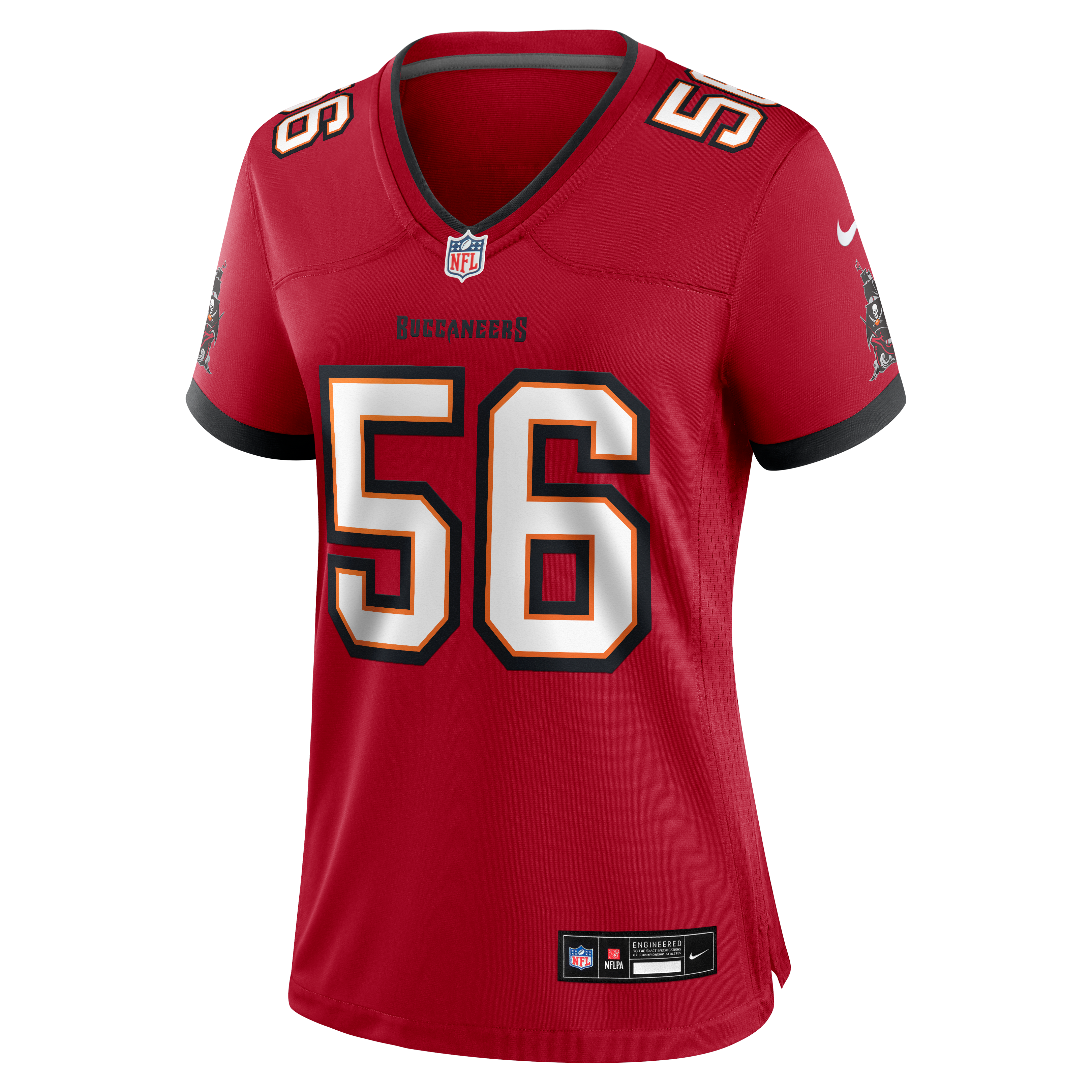 Women's Tampa Bay Buccaneers Benton Whitley Nike Red Team Game Jersey